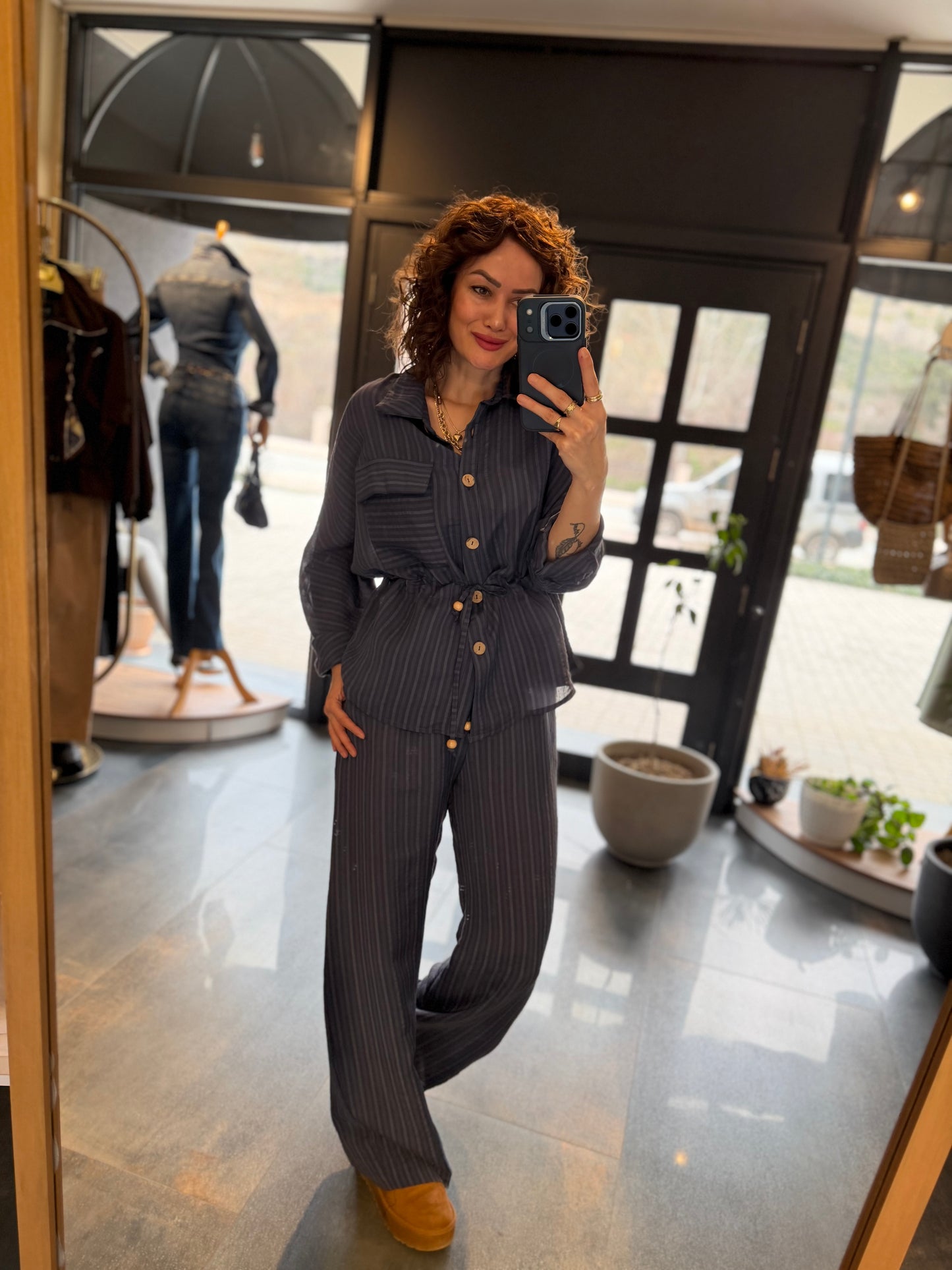 Sifona Mavi Tensel Takım