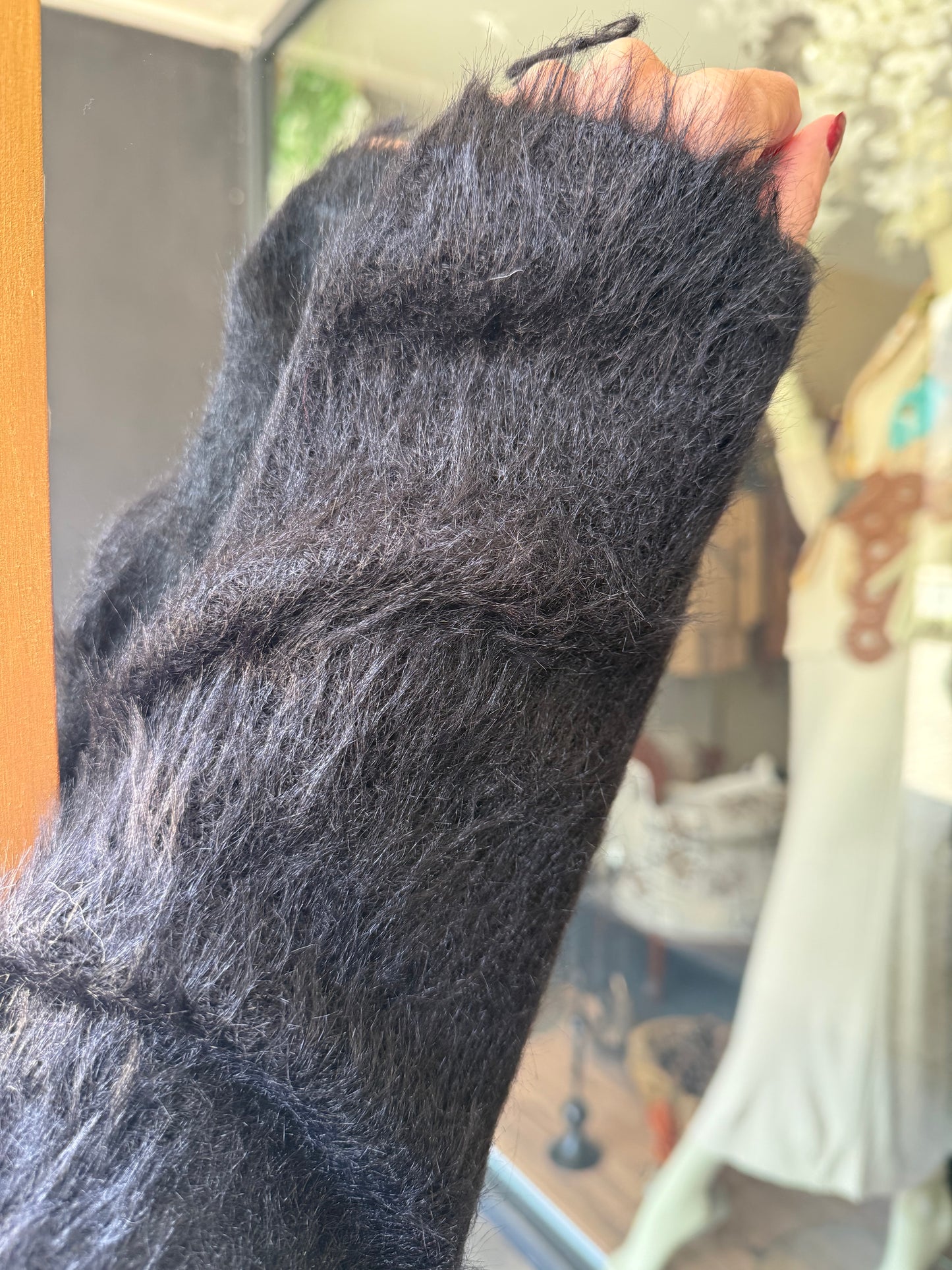 Wouy Siyah Yumoş Hırka