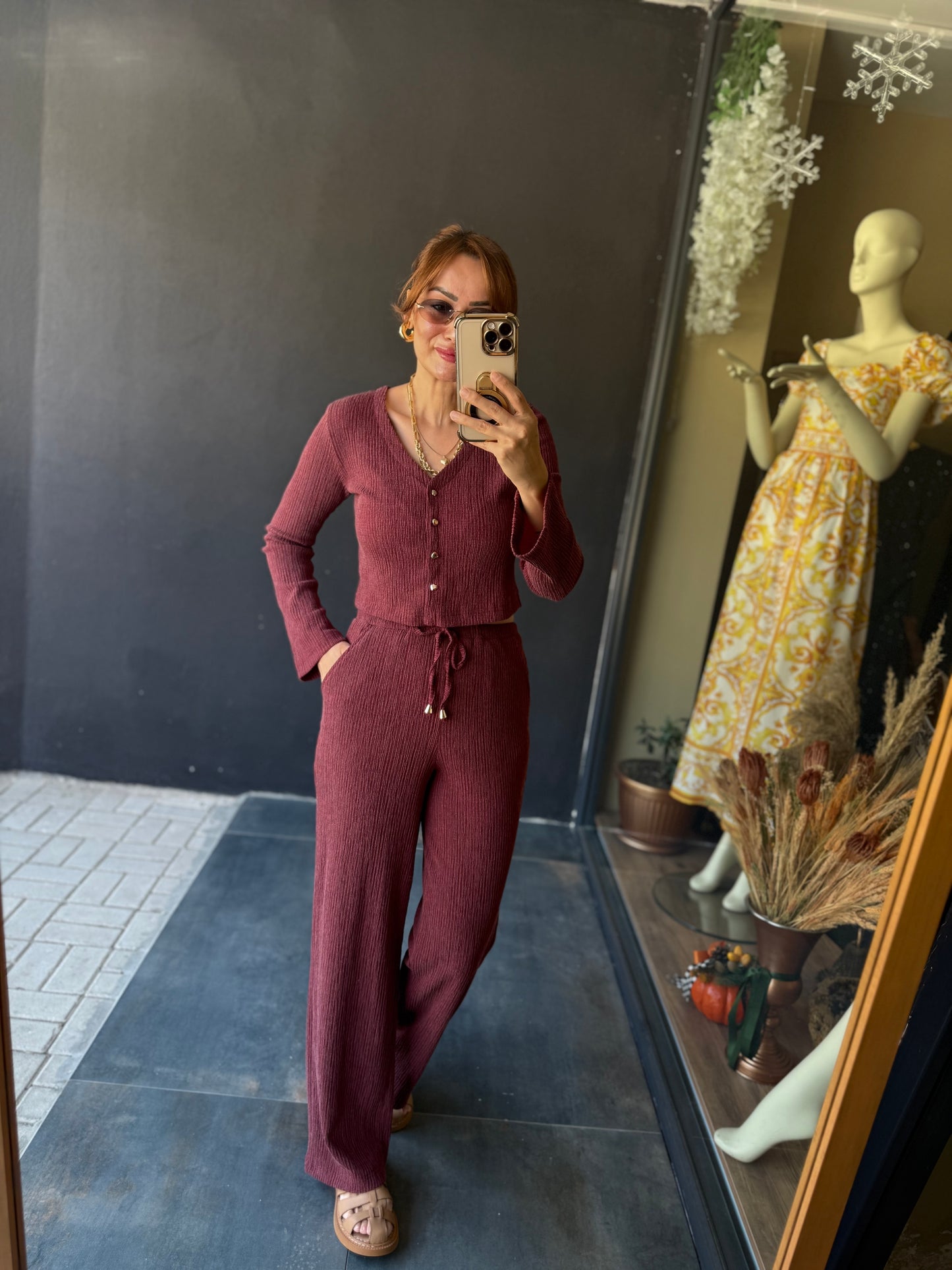 Gynamic Elit Örme Bordo Takım