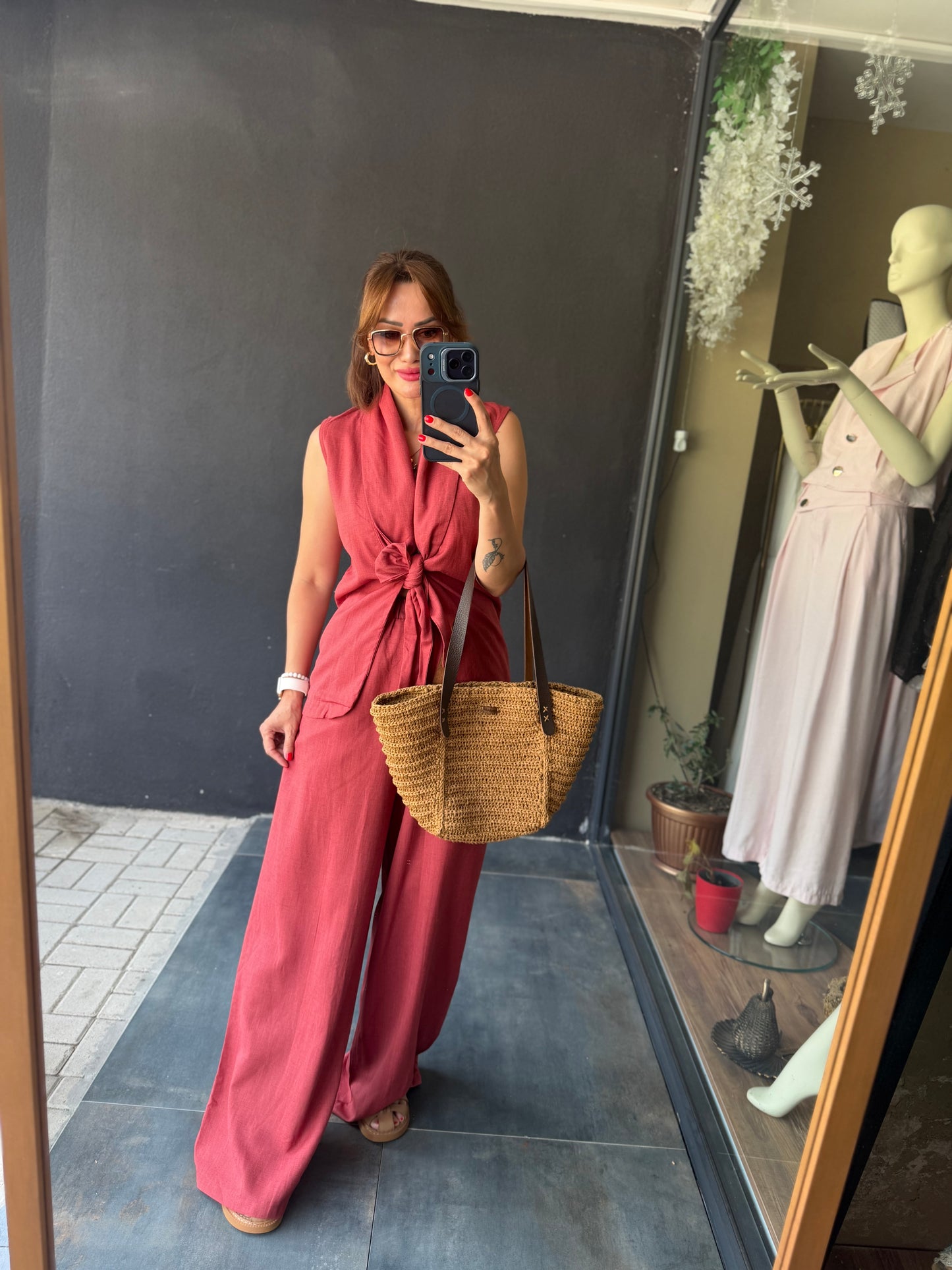 Nora Kiremit Premium Keten Takım