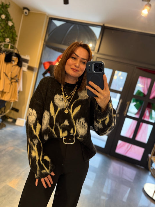 Bısou Lale Triko Kazak