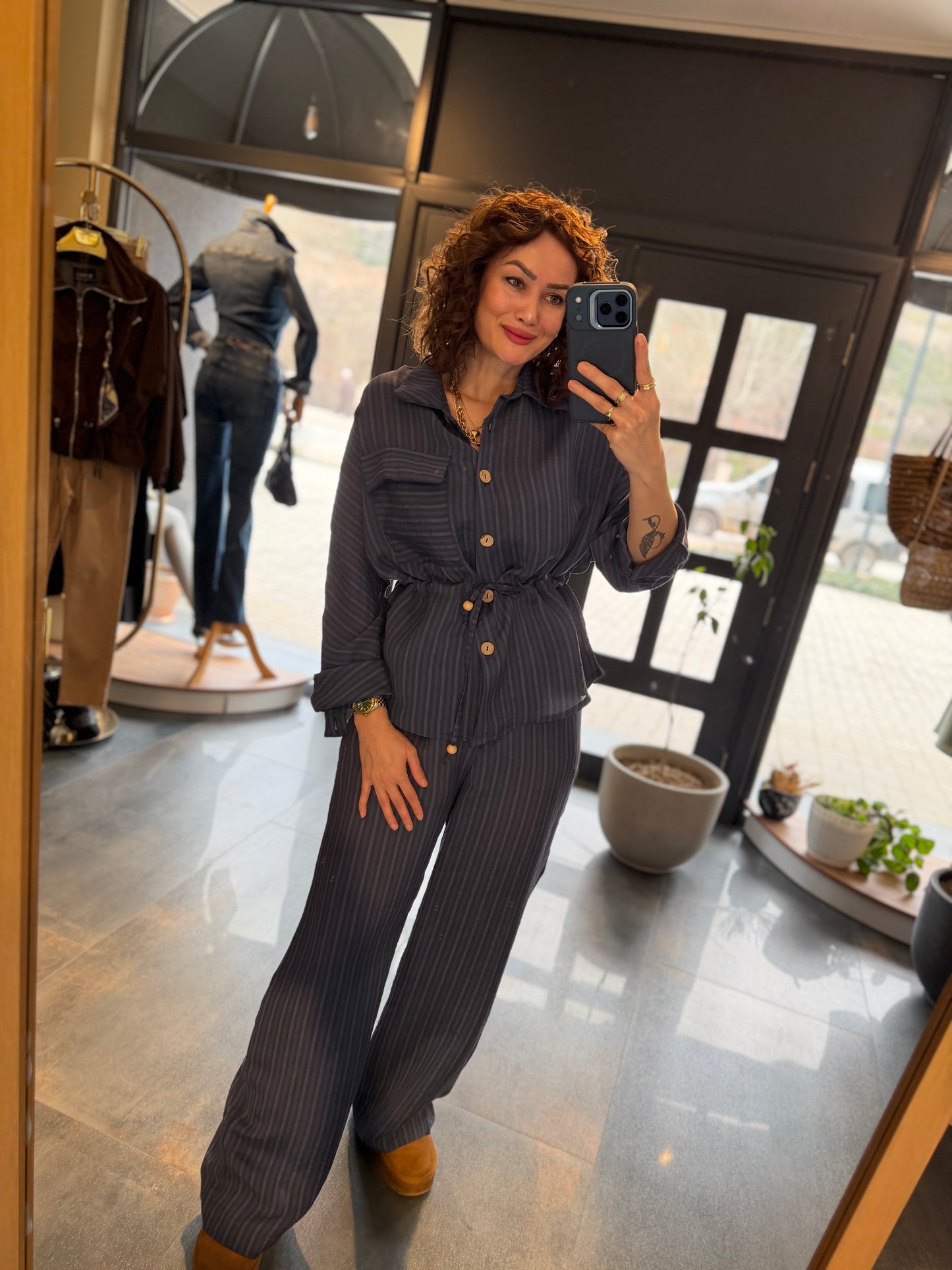 Sifona Mavi Tensel Takım