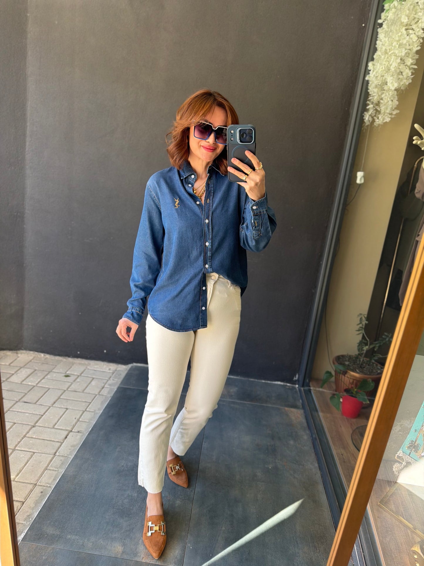 Xlove Bej Kesik Paça Toparlayıcı Jean