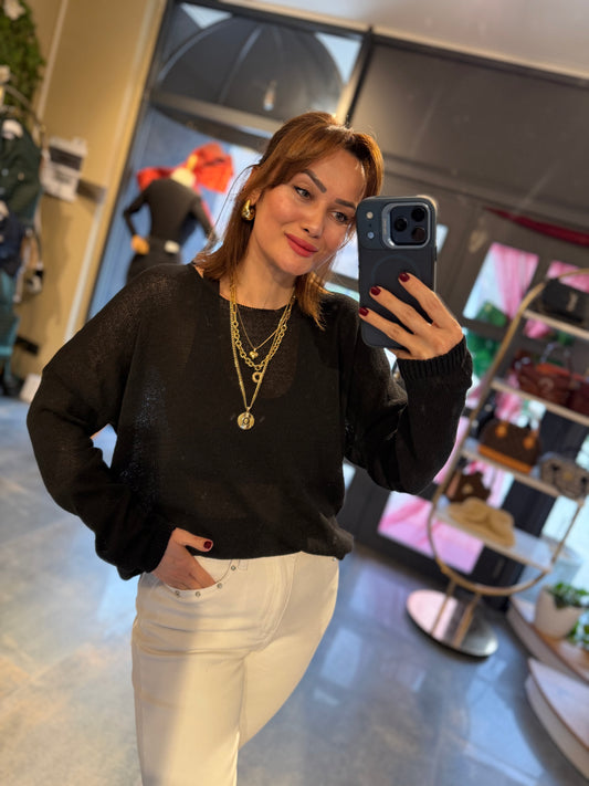 Elyane Siyah Merserize