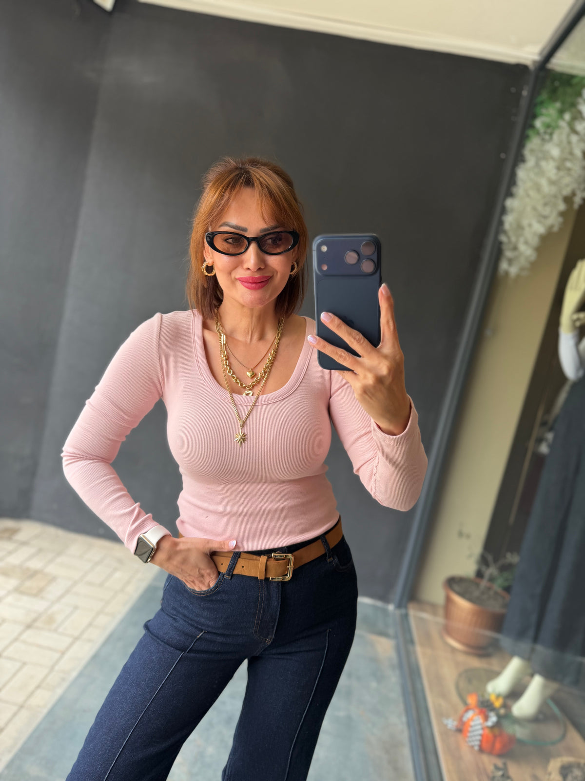 Norevia Gülkurusu U Yaka Body