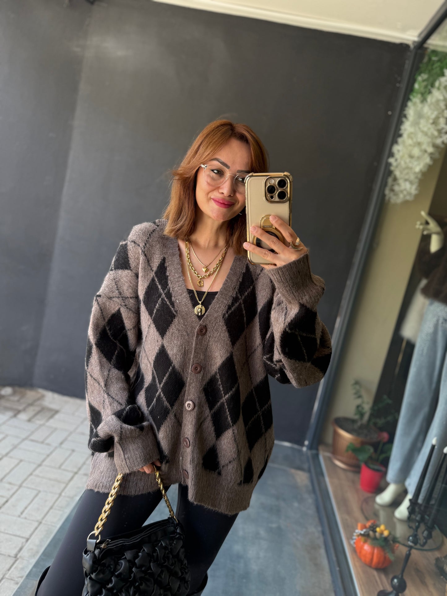 Ruzy Kahve Kaşmir Hırka