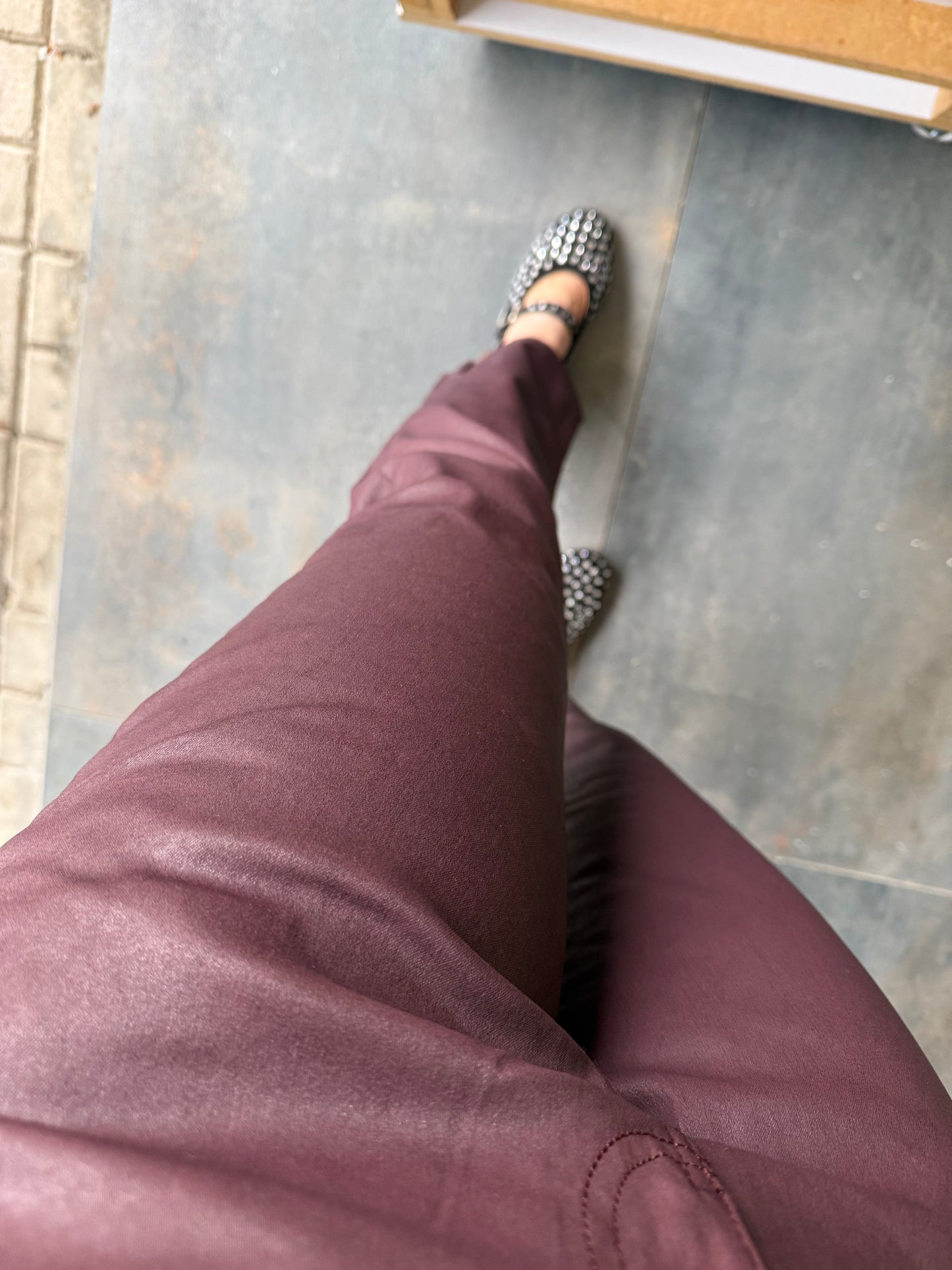 Xlove Bordo Mumlu Jean