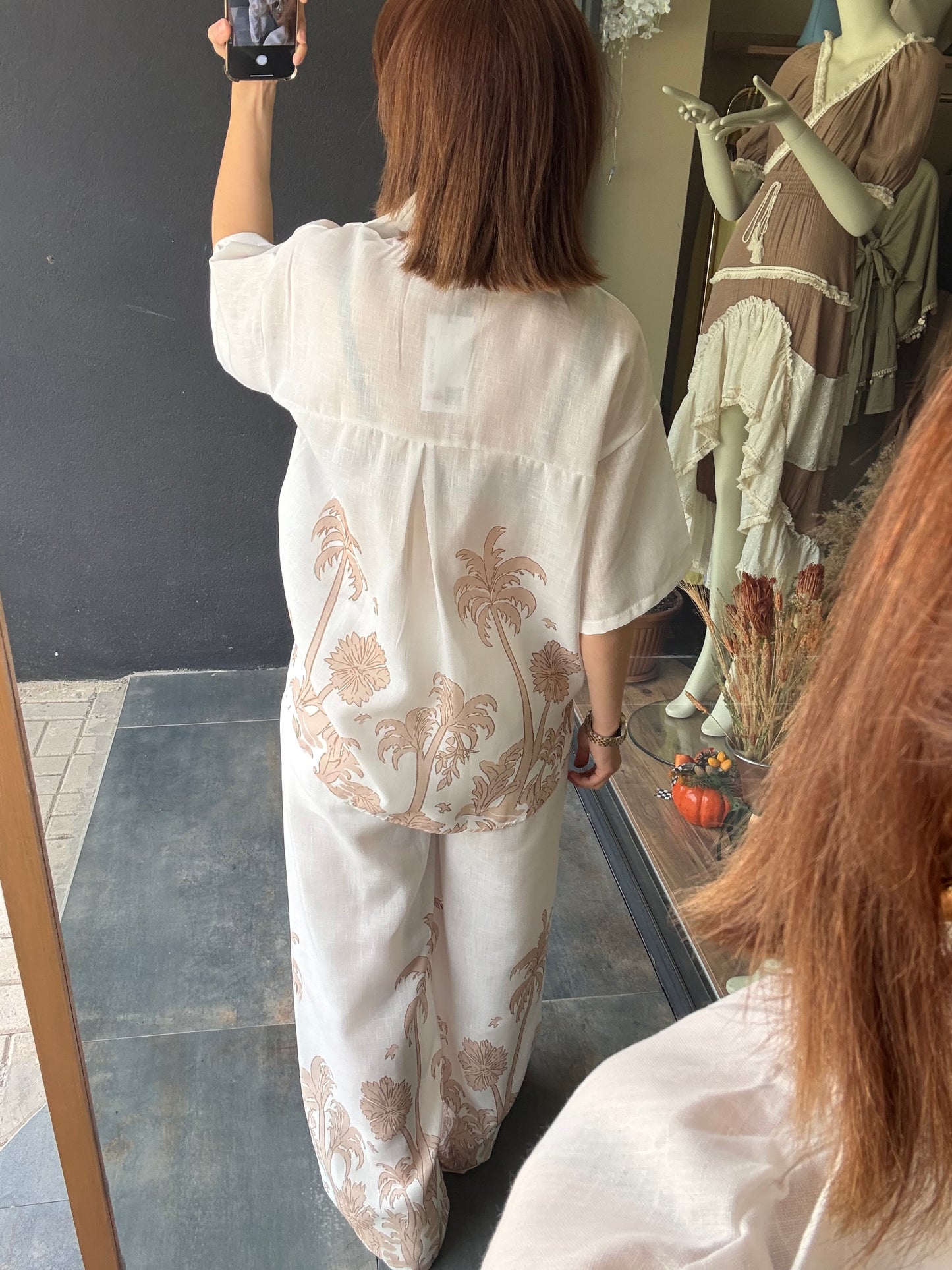 Fredo Bej Palmiye Keten Takım