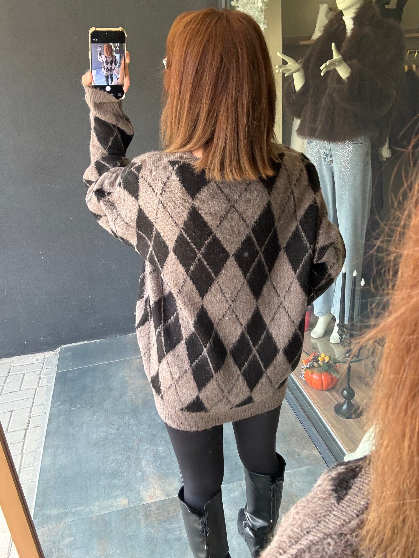 Ruzy Kahve Kaşmir Hırka