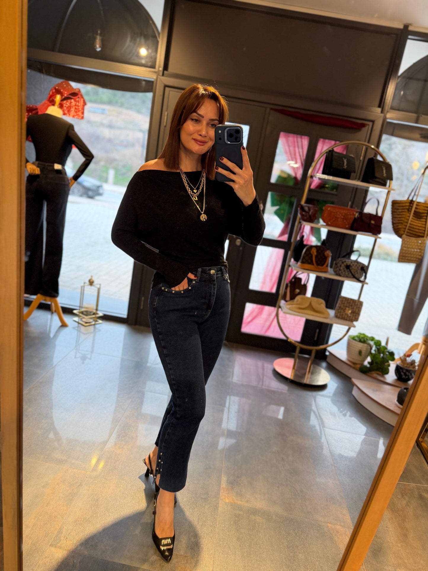 Virgin Antrasit Yumoş Bluz