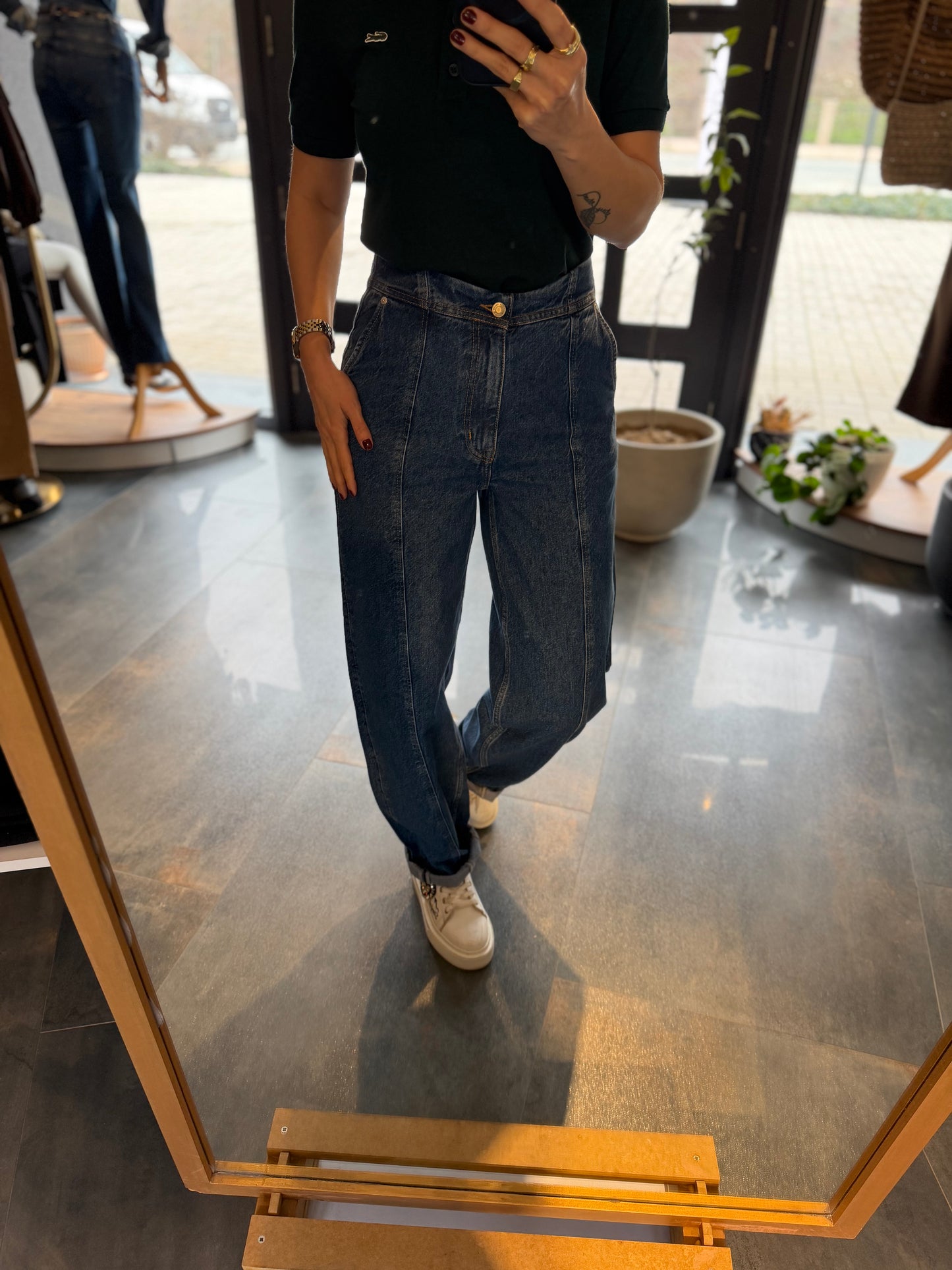 Gusten Baggy Mavi Jean