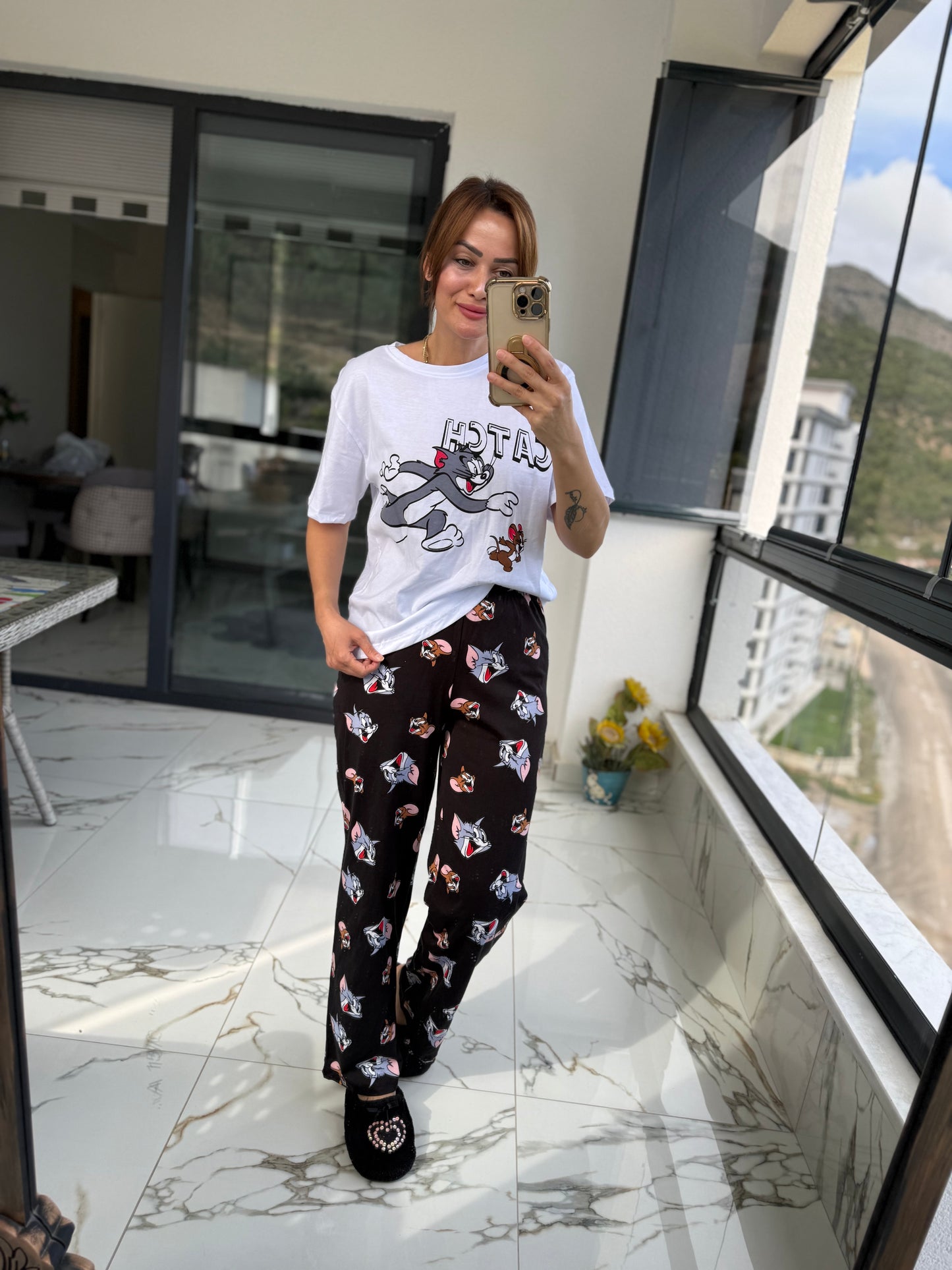 Hanteks Kısa Kol Pijama Takımı 2