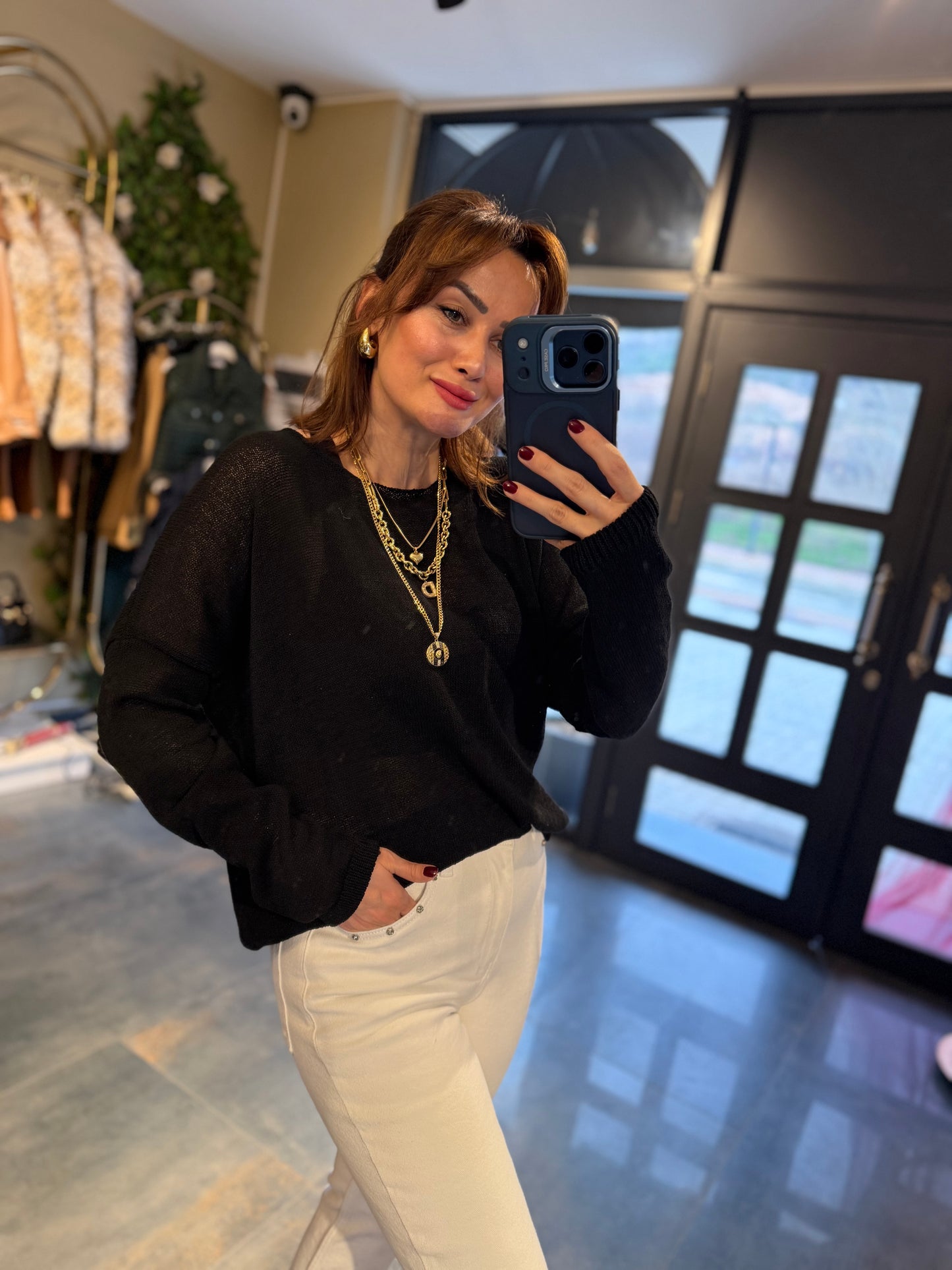 Elyane Siyah Merserize