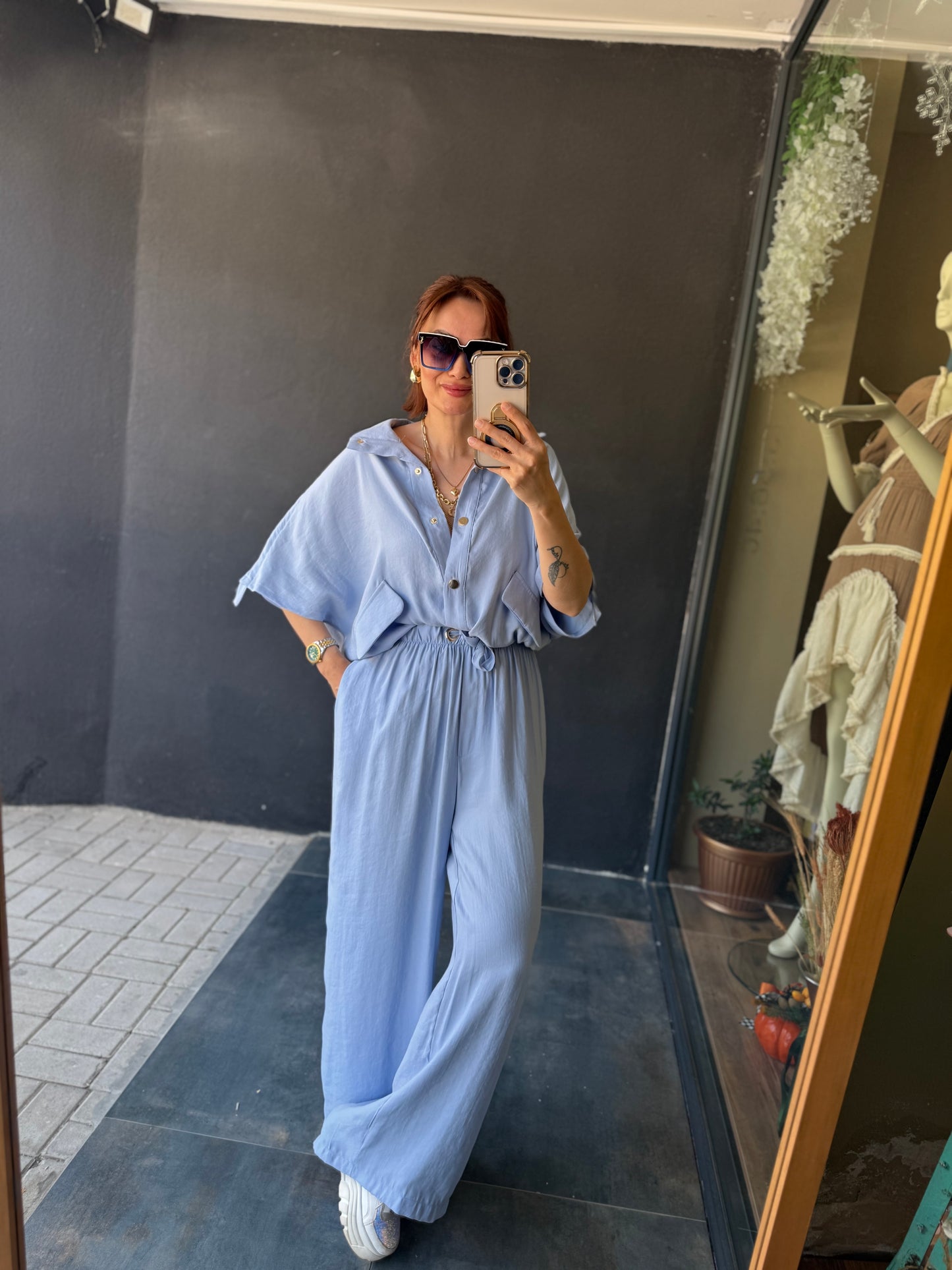 Dita Buz Mavi Maroken Takım