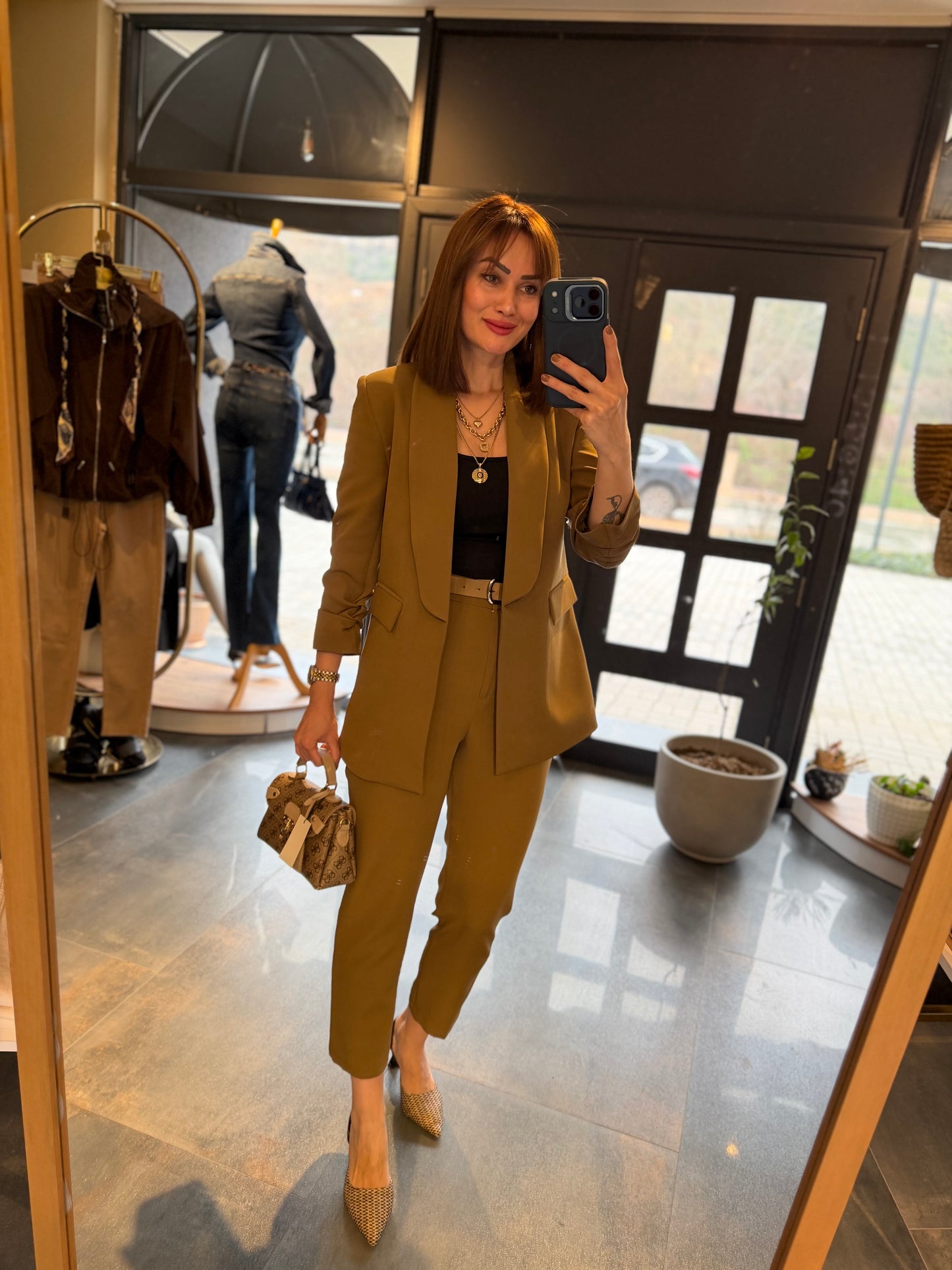 Maroje Zeytin Yeşili Ceket & Pantolon Takım