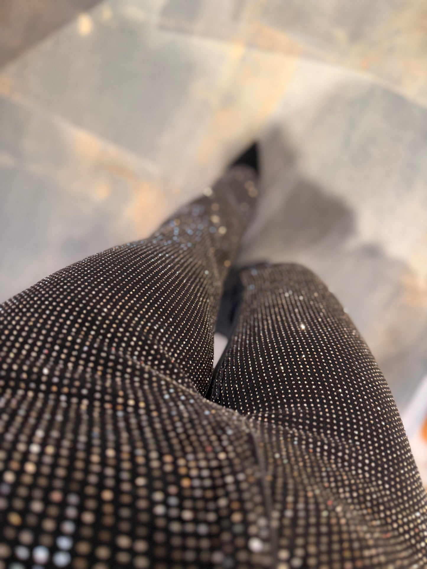 Xlove Straight Siyah Taş İşleme Jean