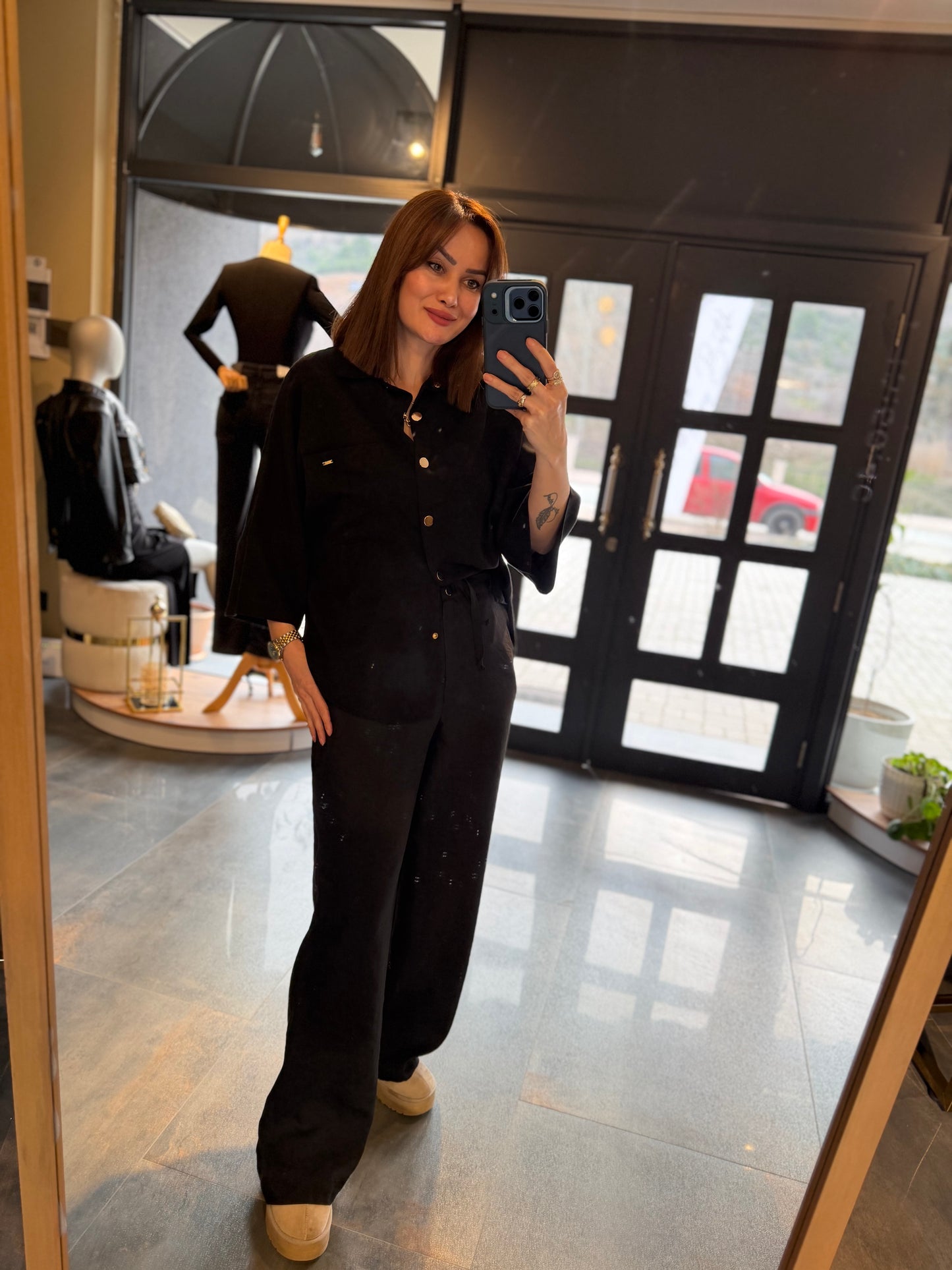 Sensitive Siyah Tensel Takım