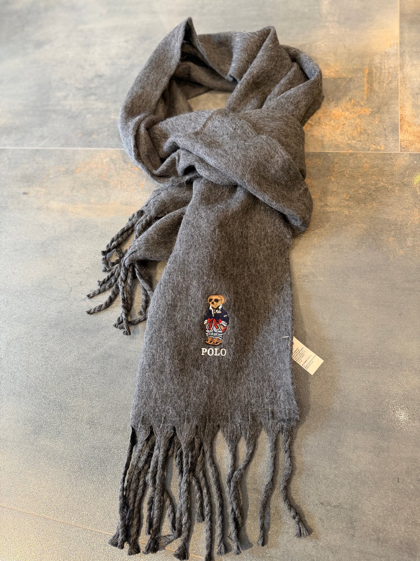 Gustor K.Gri Peluş Atkı