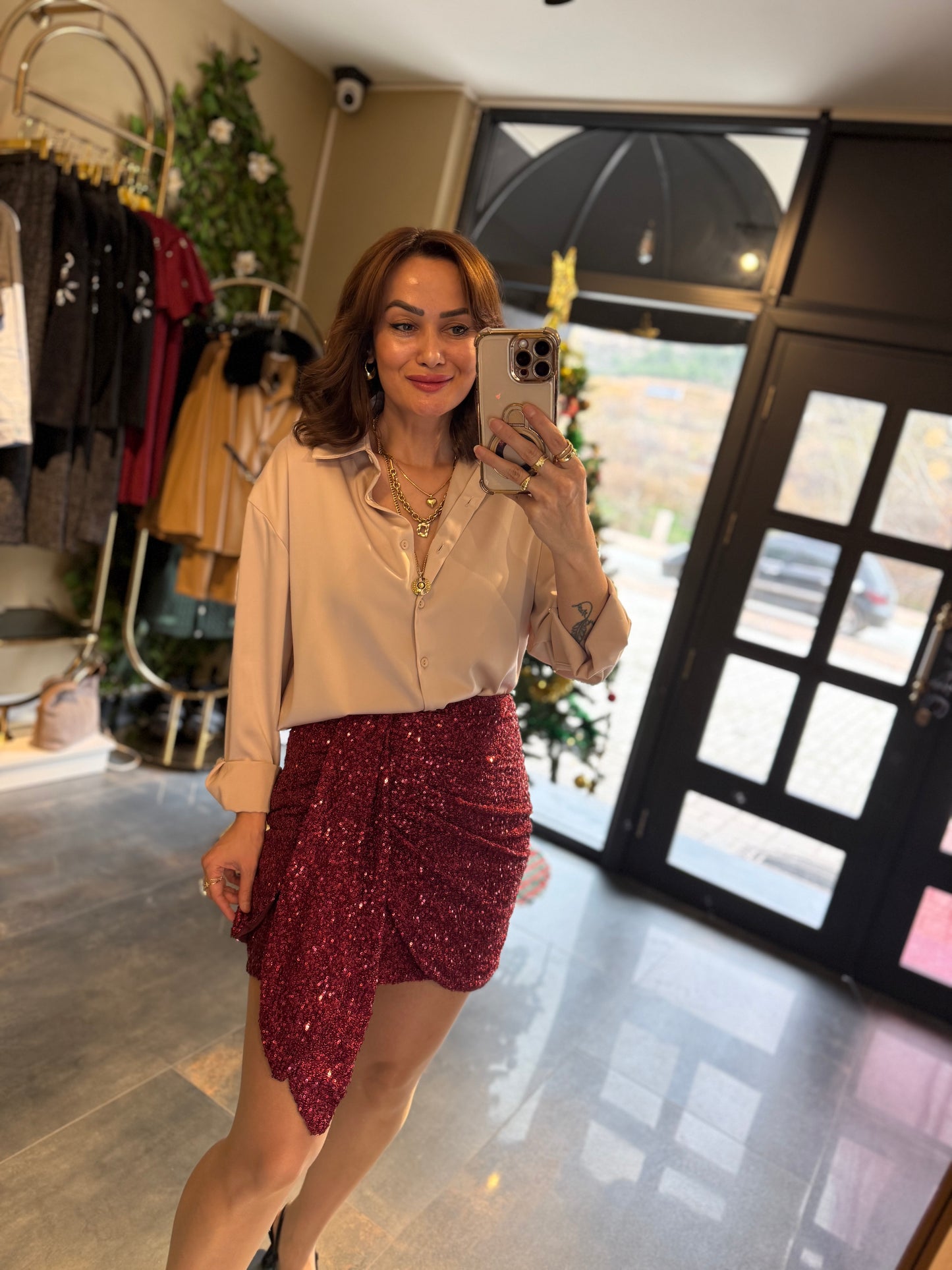 Nira Bordo Pullu Etek