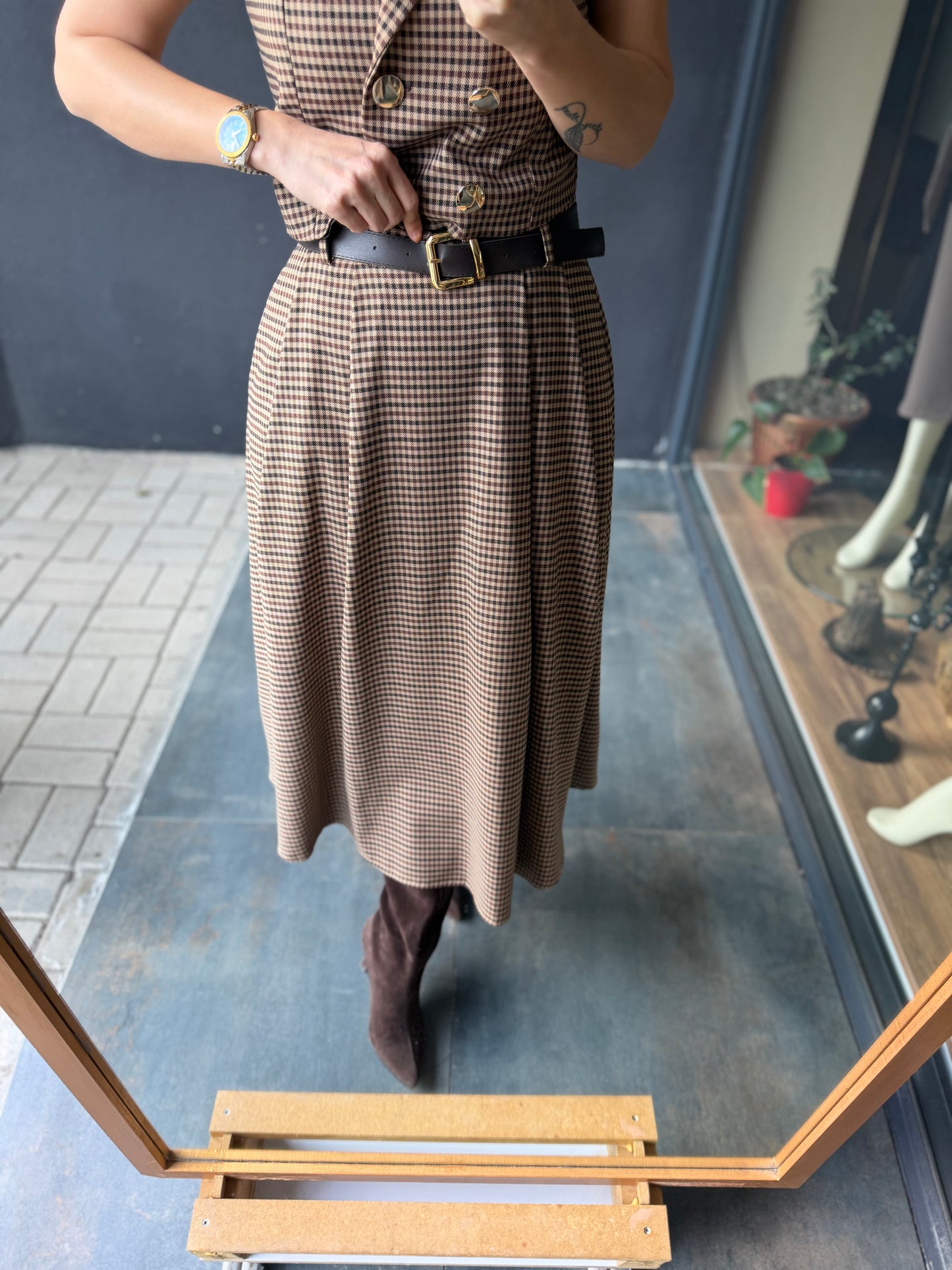 Harpu Tuvid Etek & Yelek Takım