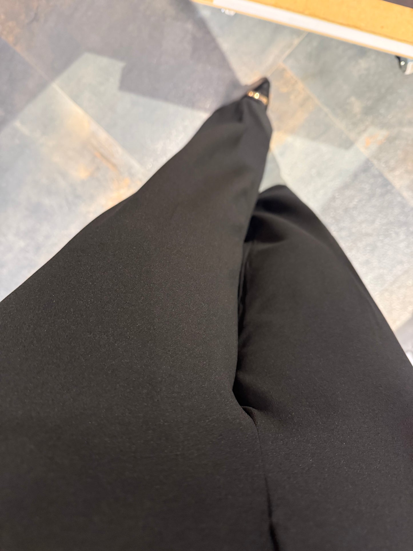 Moremos Siyah Kemerli Pantolon