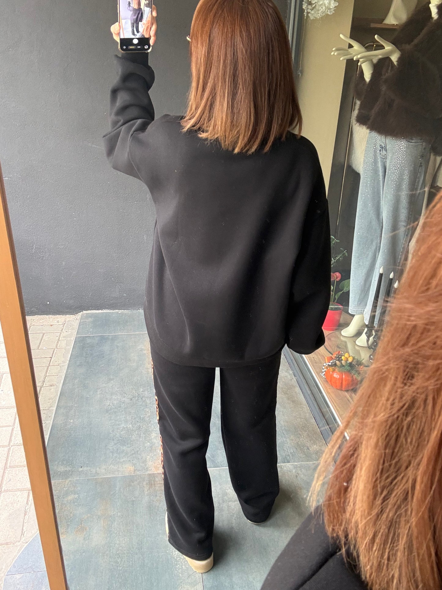 Ladima Siyah Şardonlu Eşofman Takımı