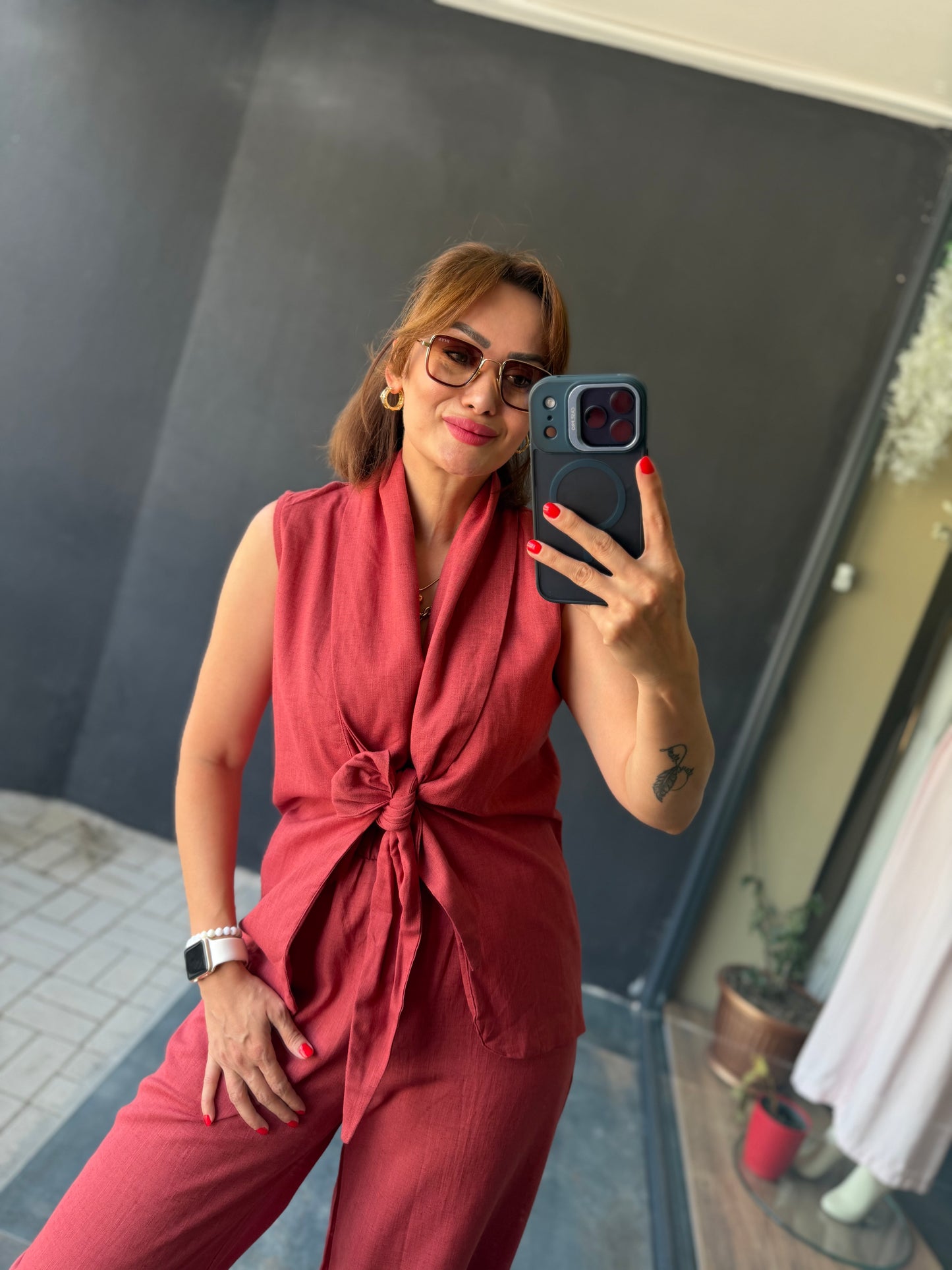 Nora Kiremit Premium Keten Takım