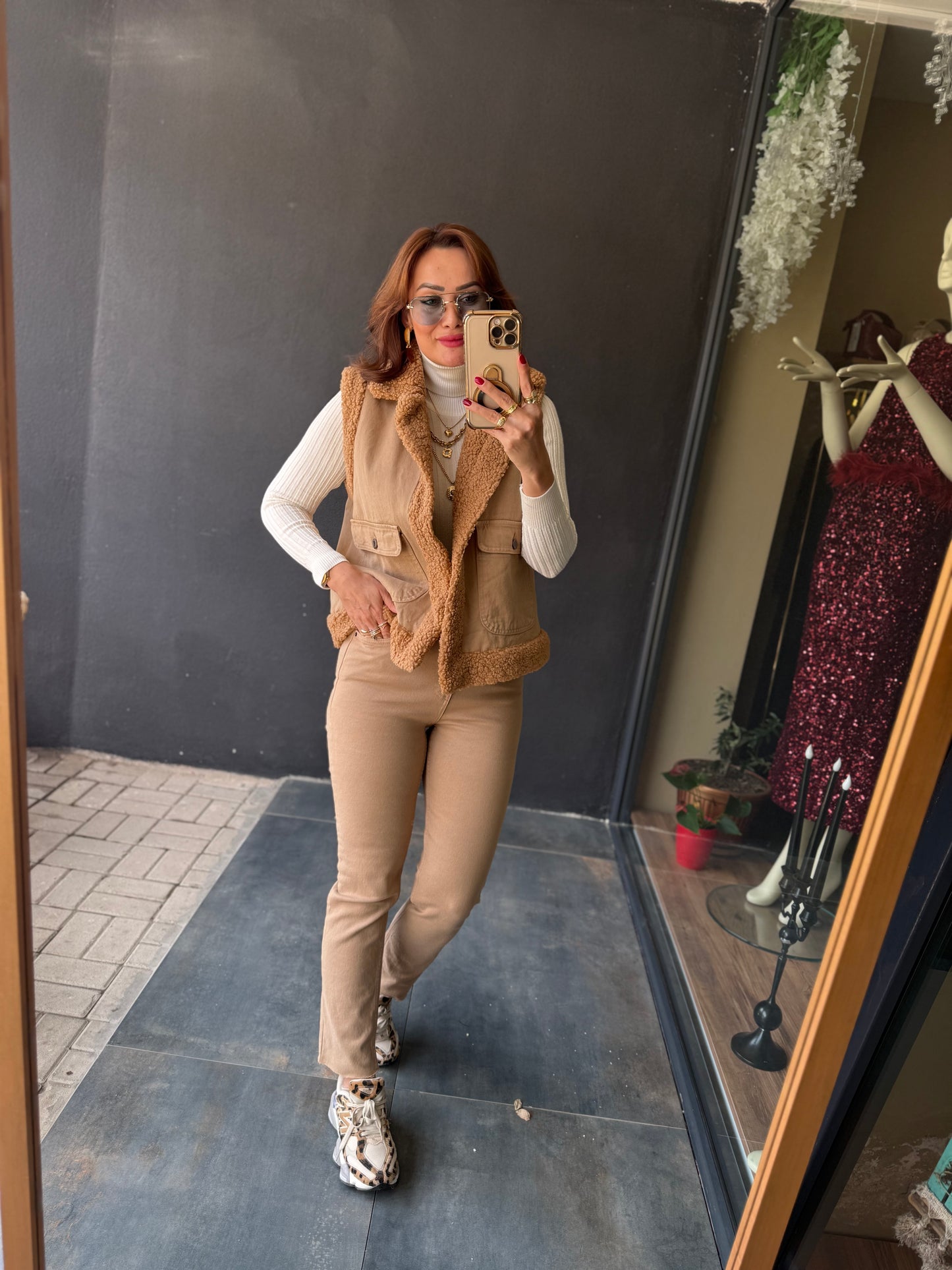 Xlove Bej Toparlayıcı Jean