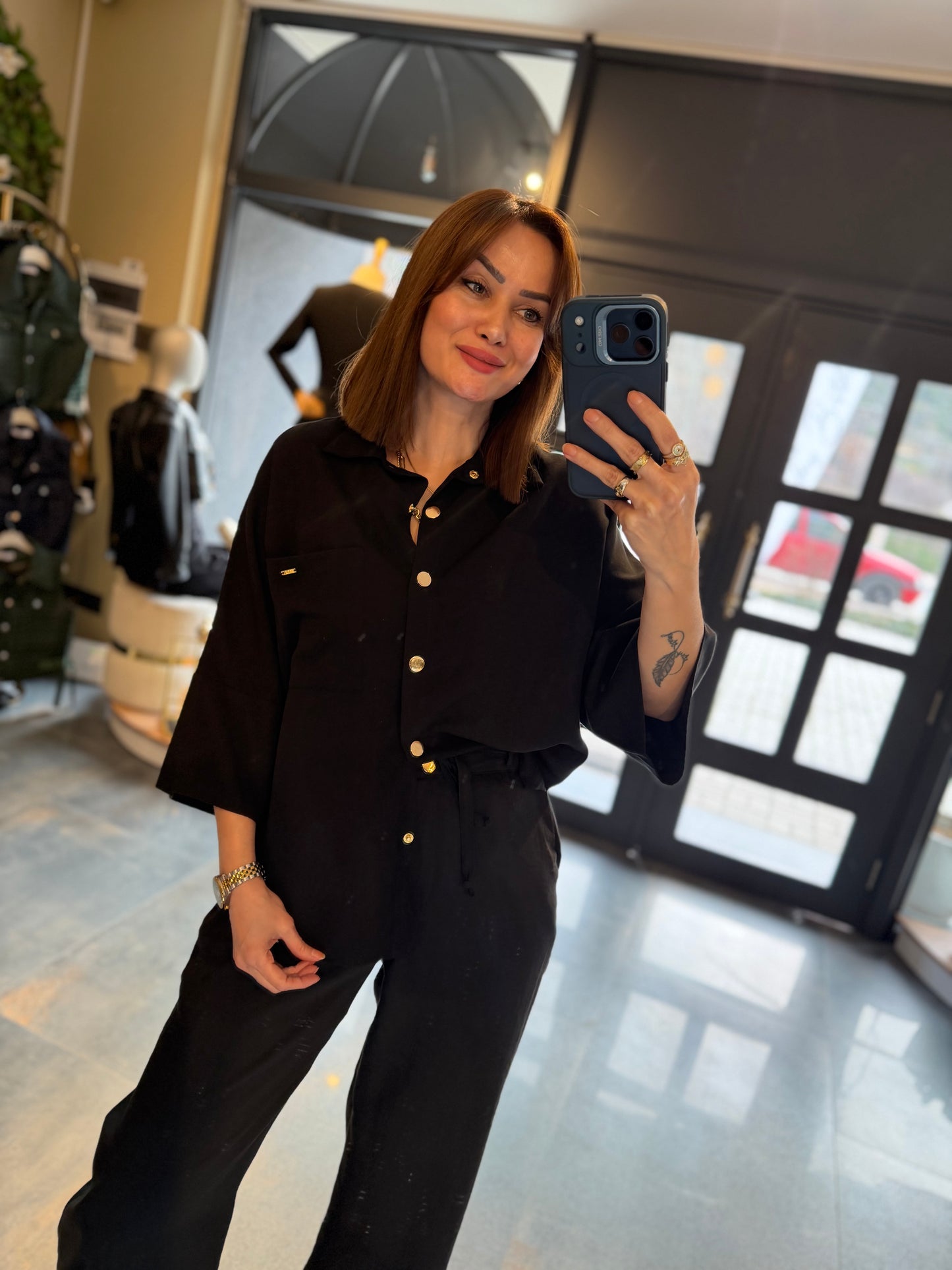 Sensitive Siyah Tensel Takım