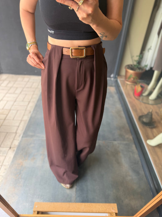 Modern Kesim Bol Paça Pantolon