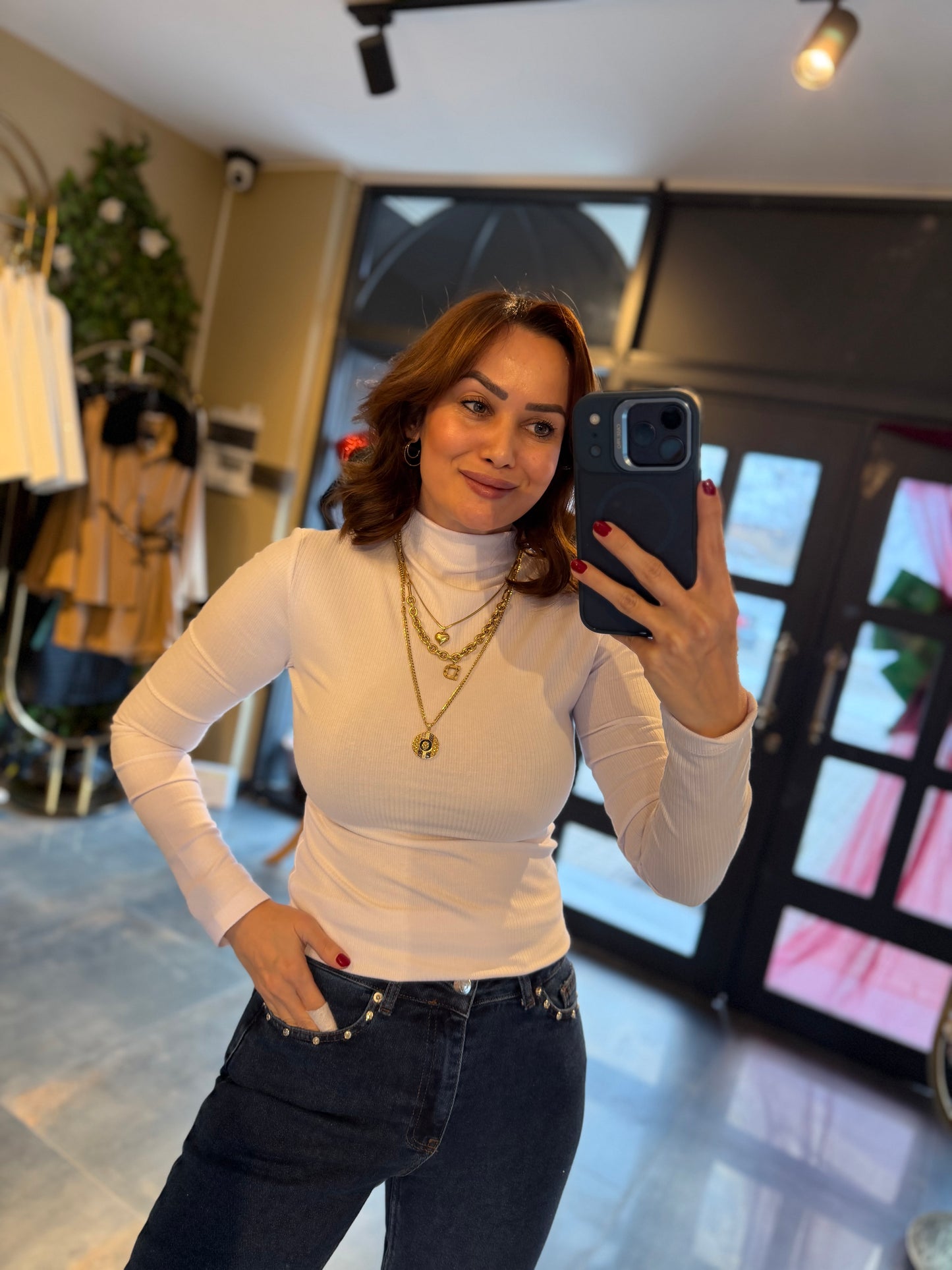 Mysecret Beyaz Yarım Balıkçı Body