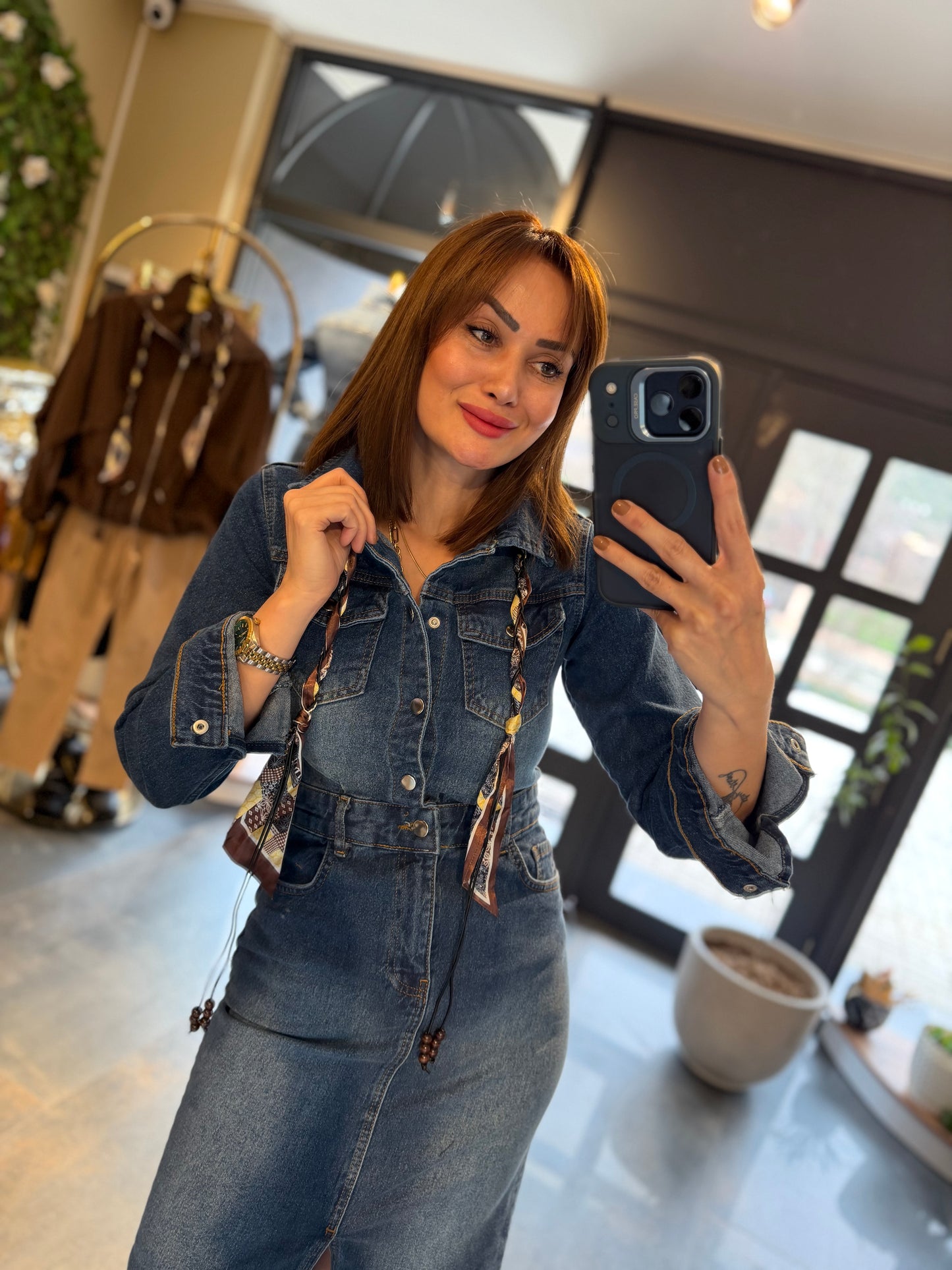 Mua Midi Boy Jean Elbise