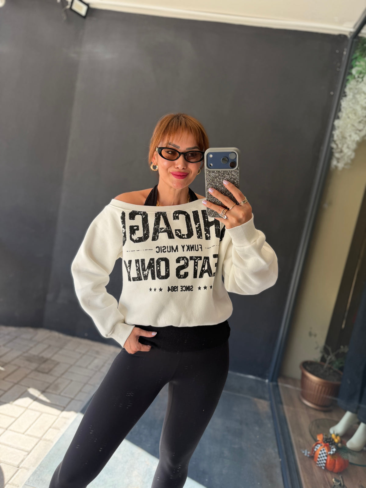 Chicago Beyaz Sweatshirt