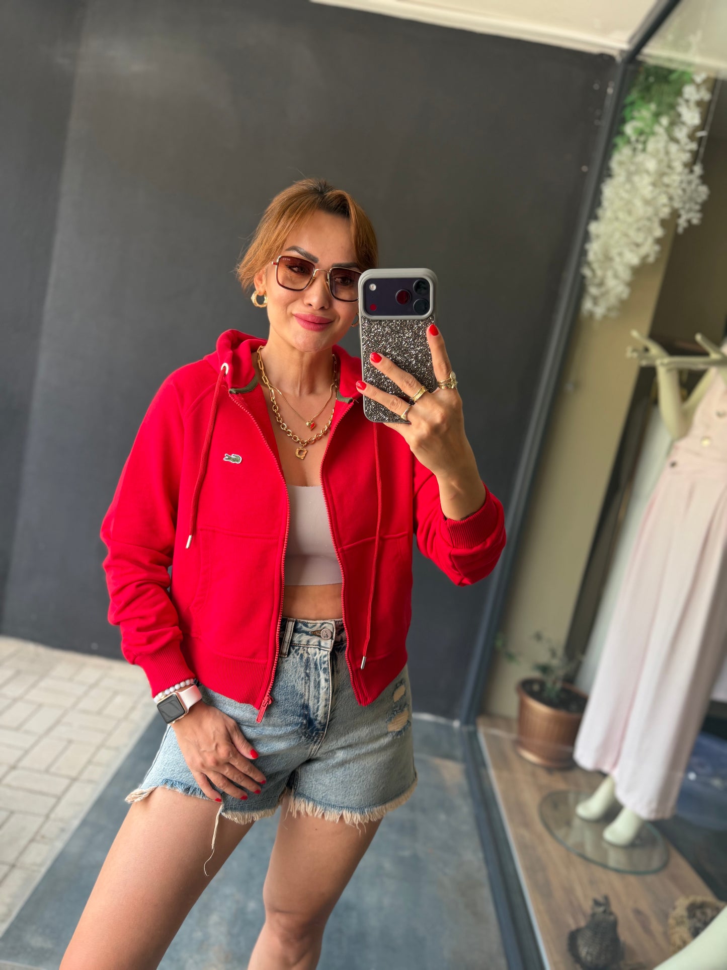 Rovika Kırmızı Sweatshirt