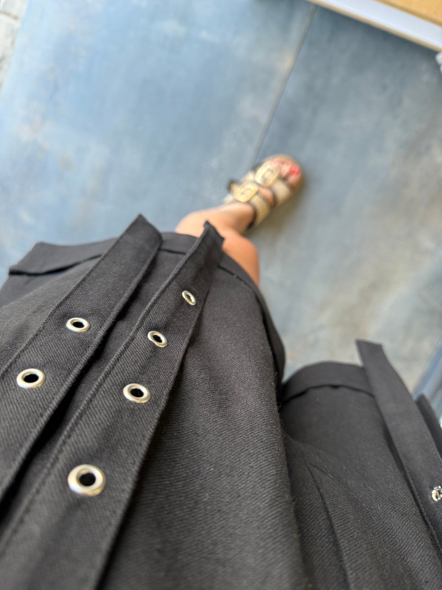 Ateks Siyah Ceket & Şort Takım