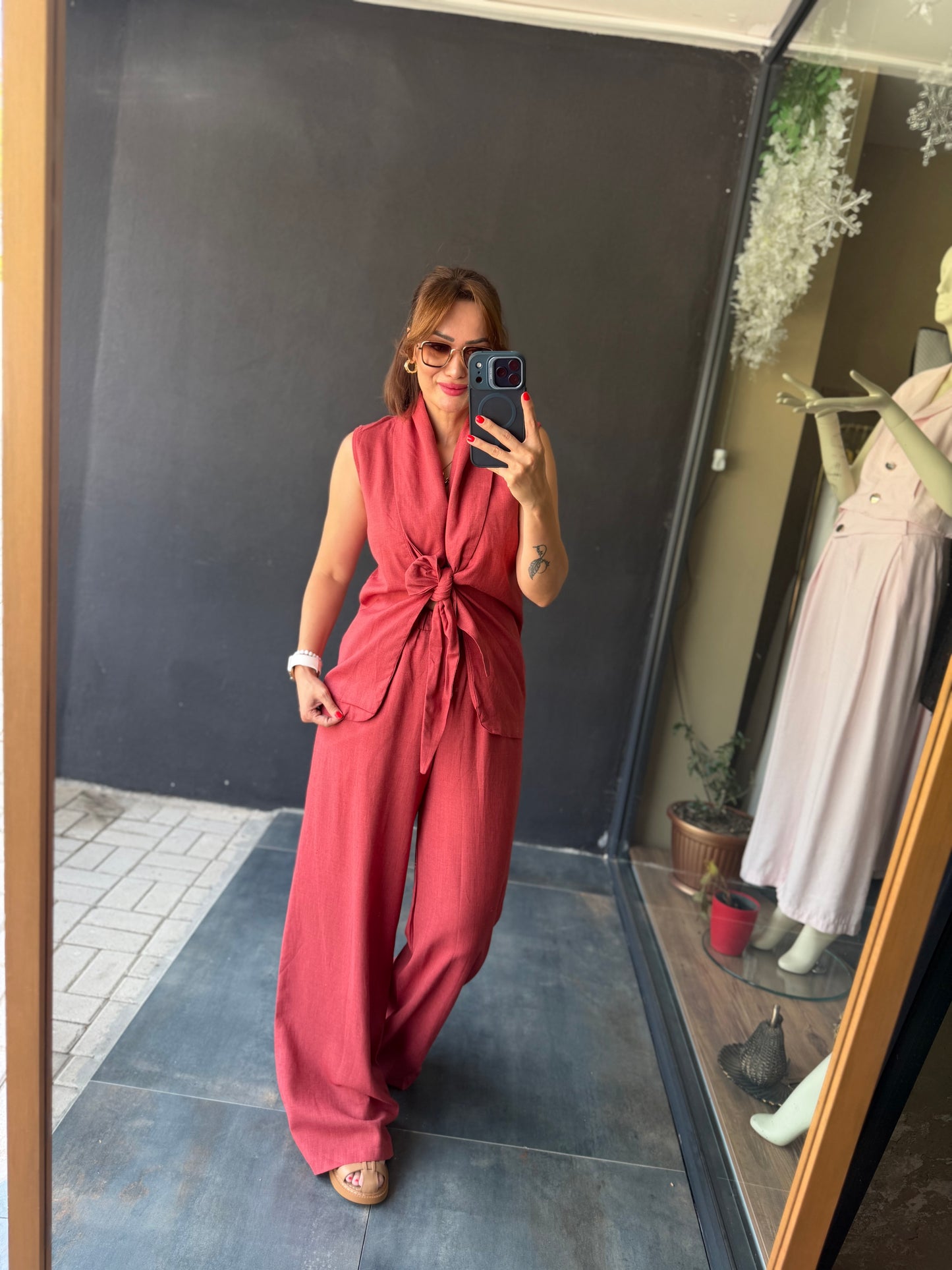 Nora Kiremit Premium Keten Takım