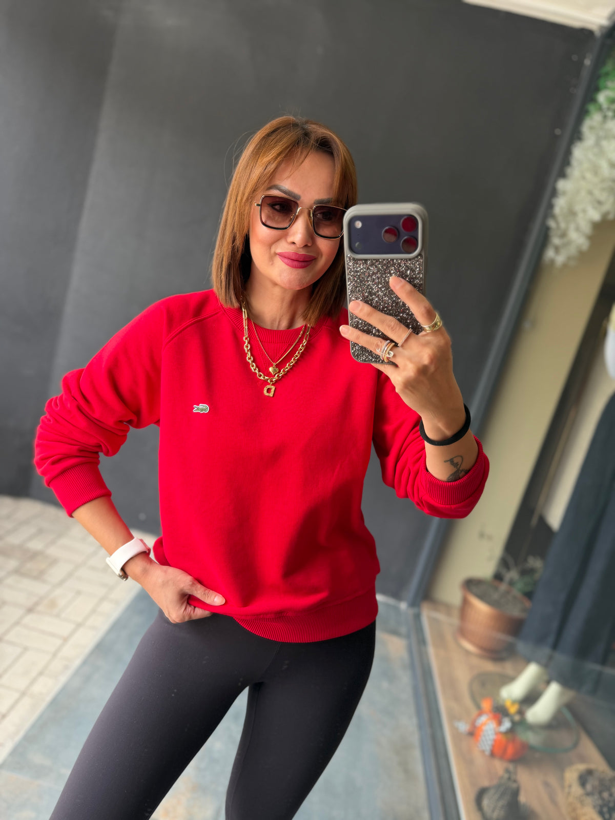 Aspen Kırmızı Spor Sweat