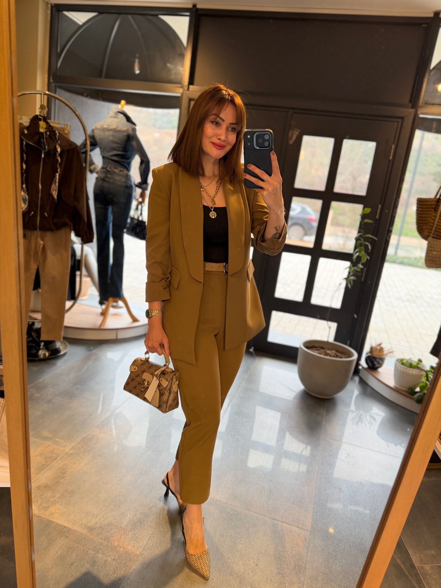 Maroje Zeytin Yeşili Ceket & Pantolon Takım