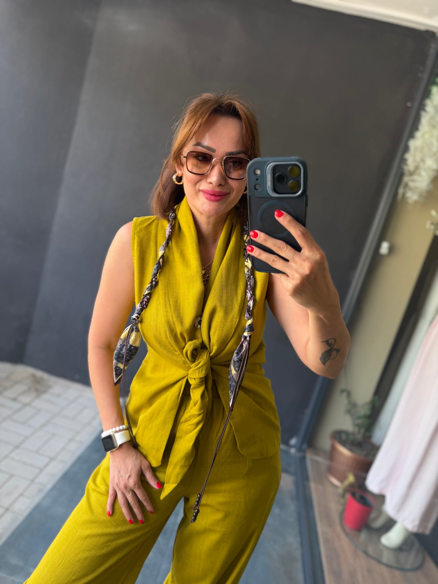 Nora Nefti Premium Keten Takım
