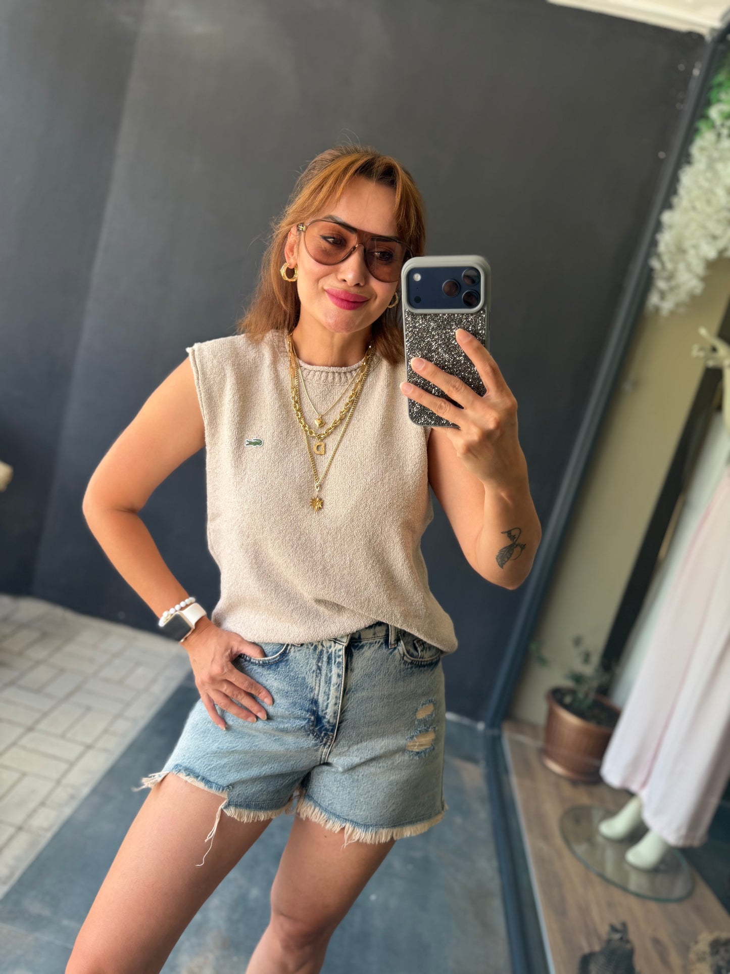 Avelis Bej Triko Bluz & Süveter