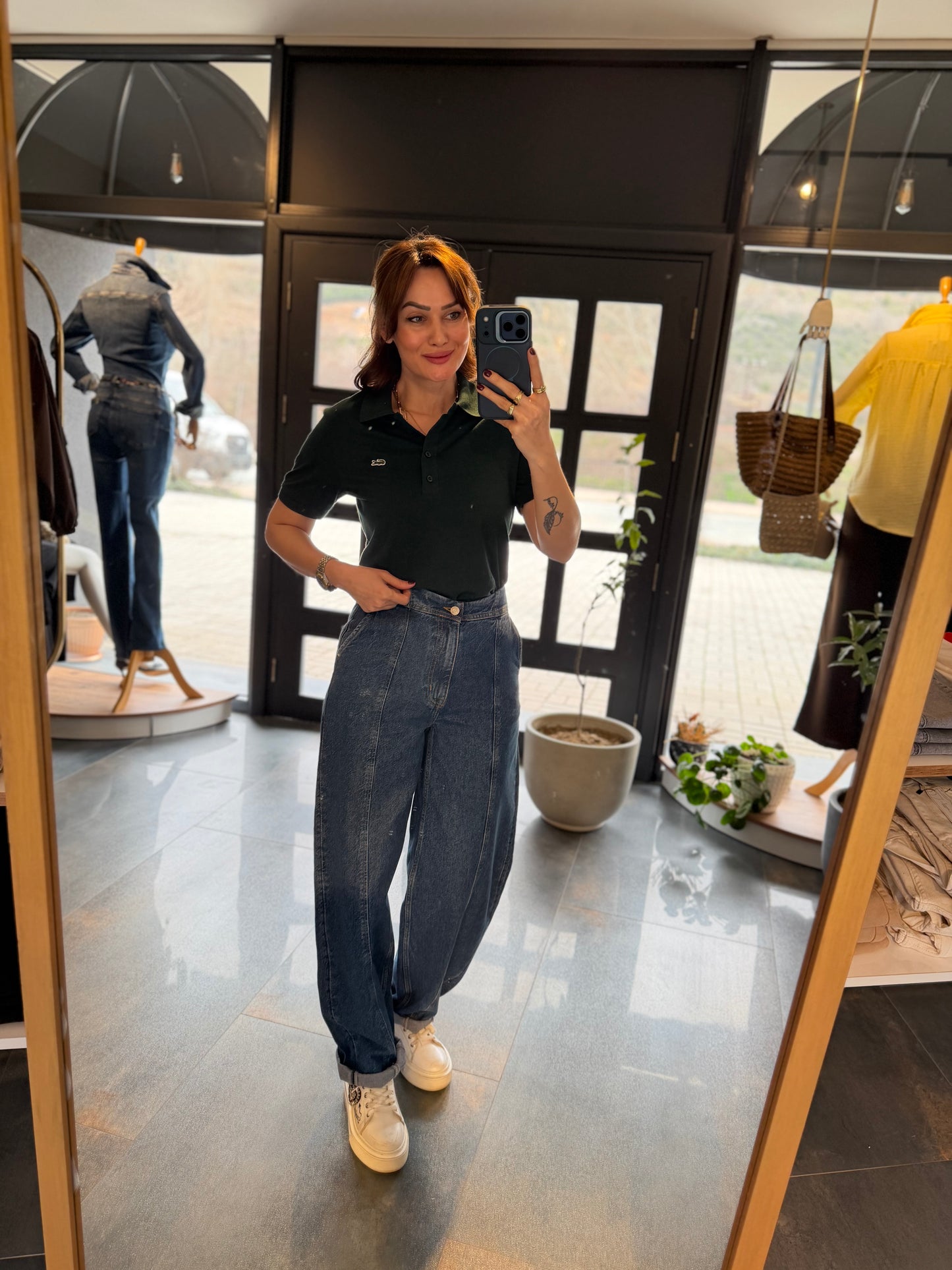 Gusten Baggy Mavi Jean