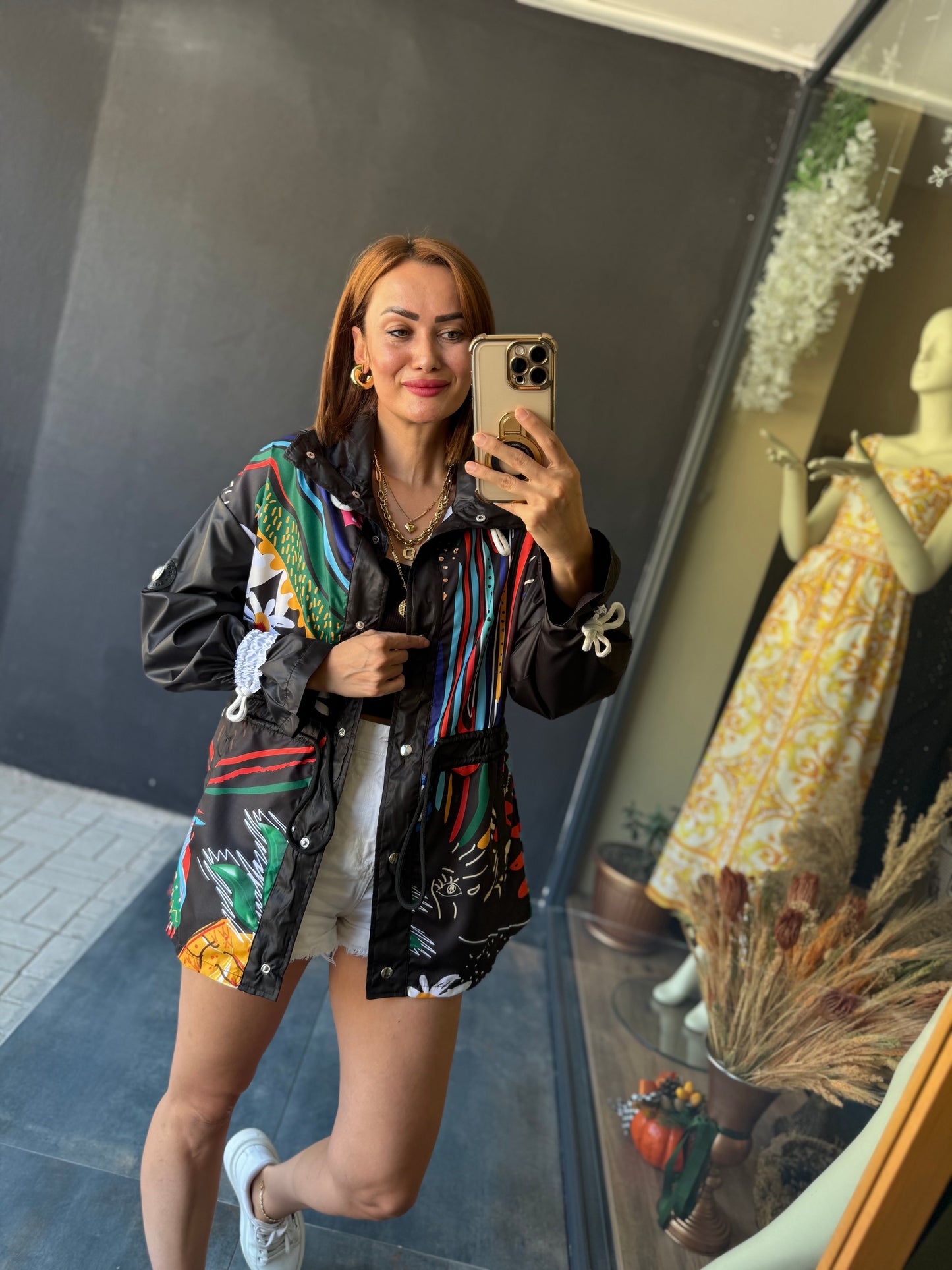 S.c.h Siyah Trenchoat