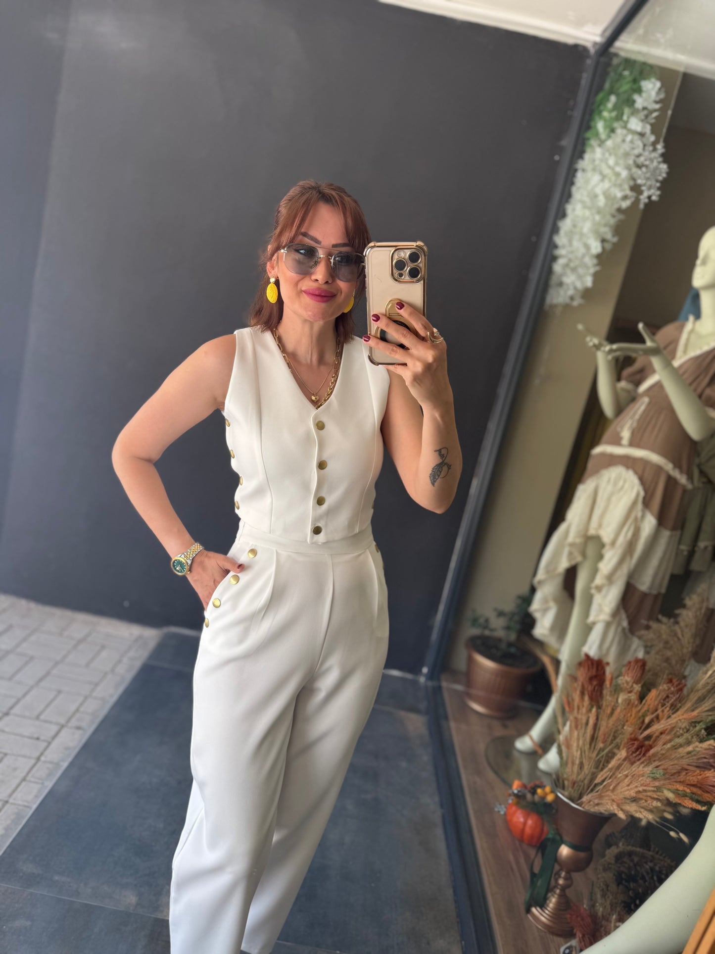 Nest Beyaz Krep Takım