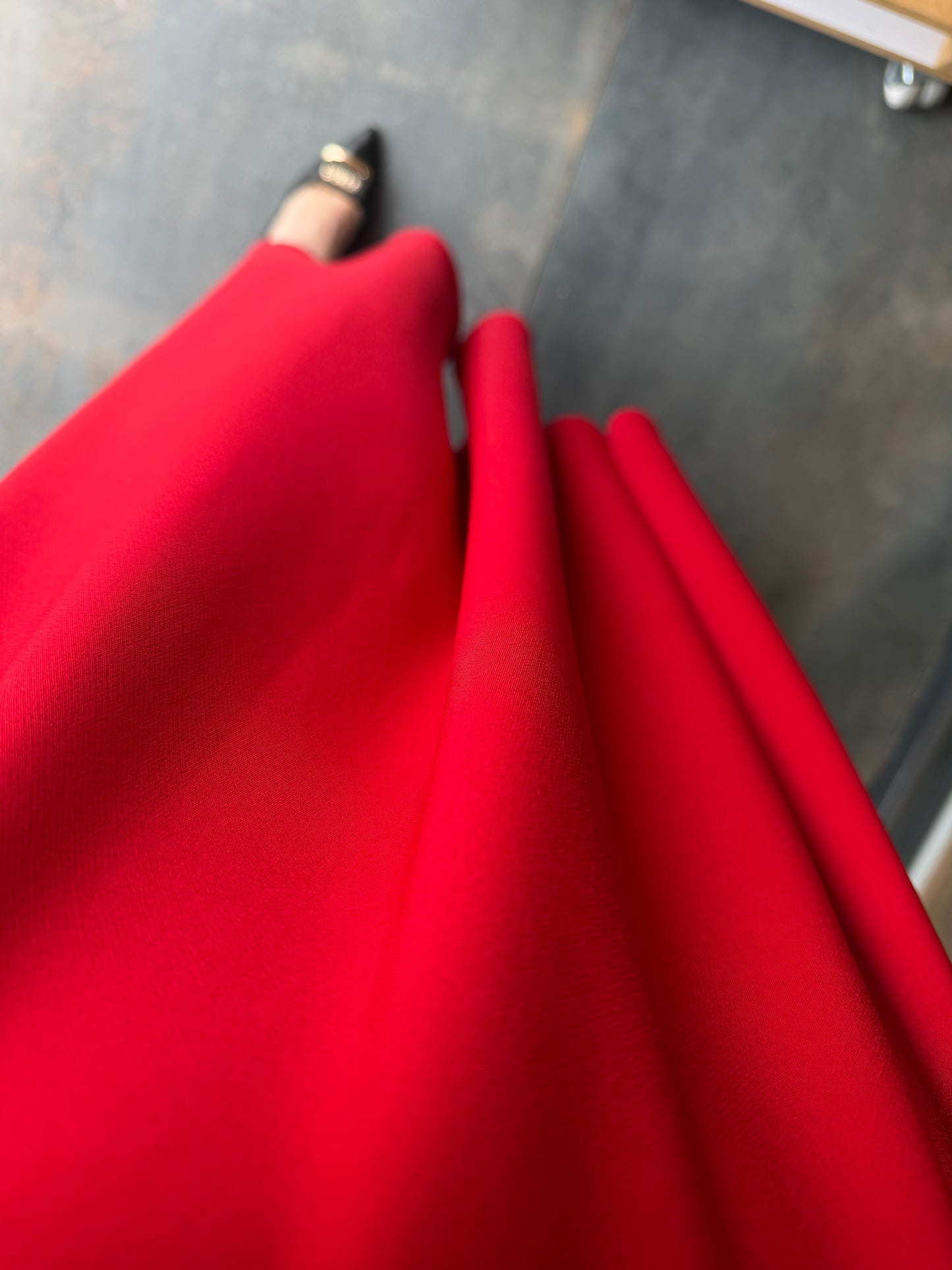 Mathilda Kırmızı Midi Elbise