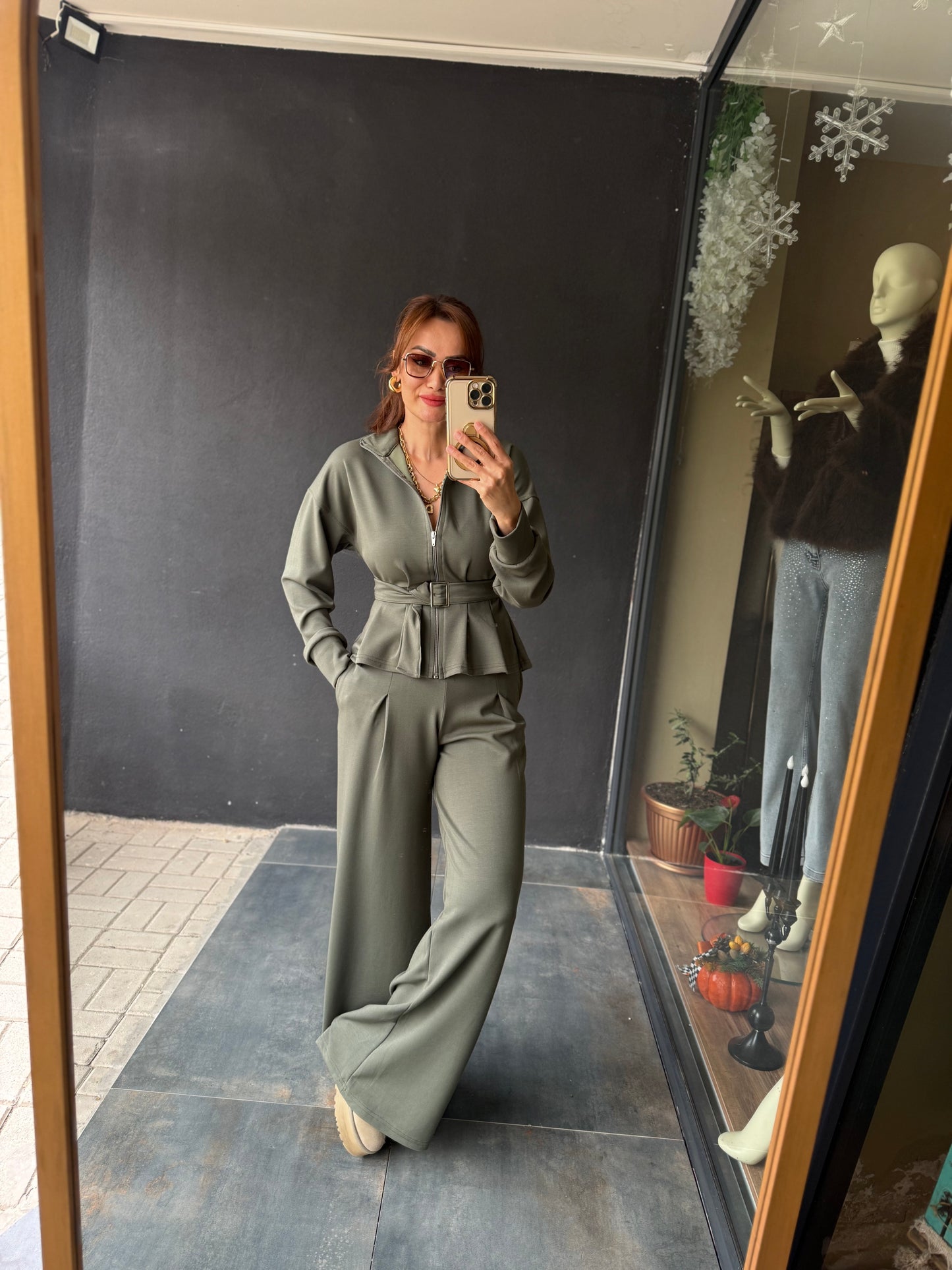 Semy Haki Kemerli Modal Takım