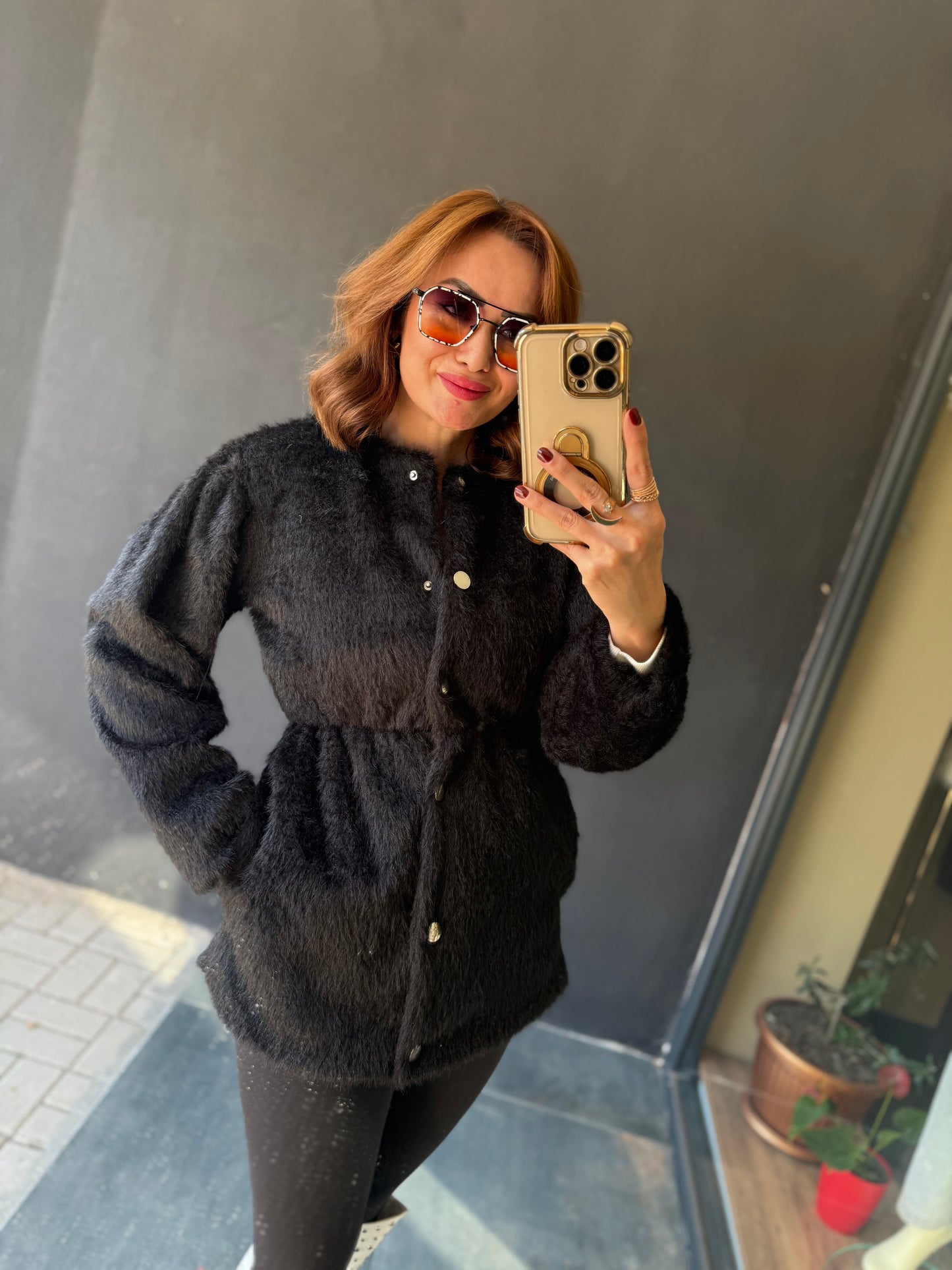 Paris Siyah Premium Kürk