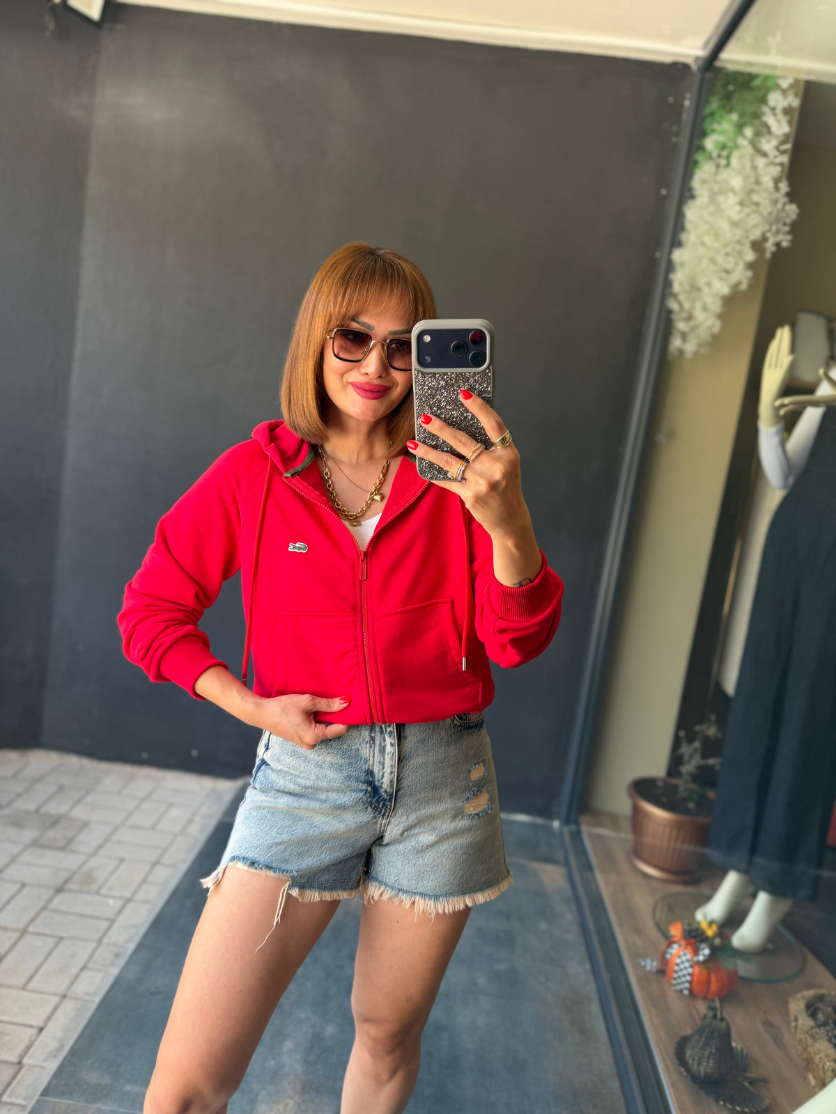Rovika Kırmızı Sweatshirt
