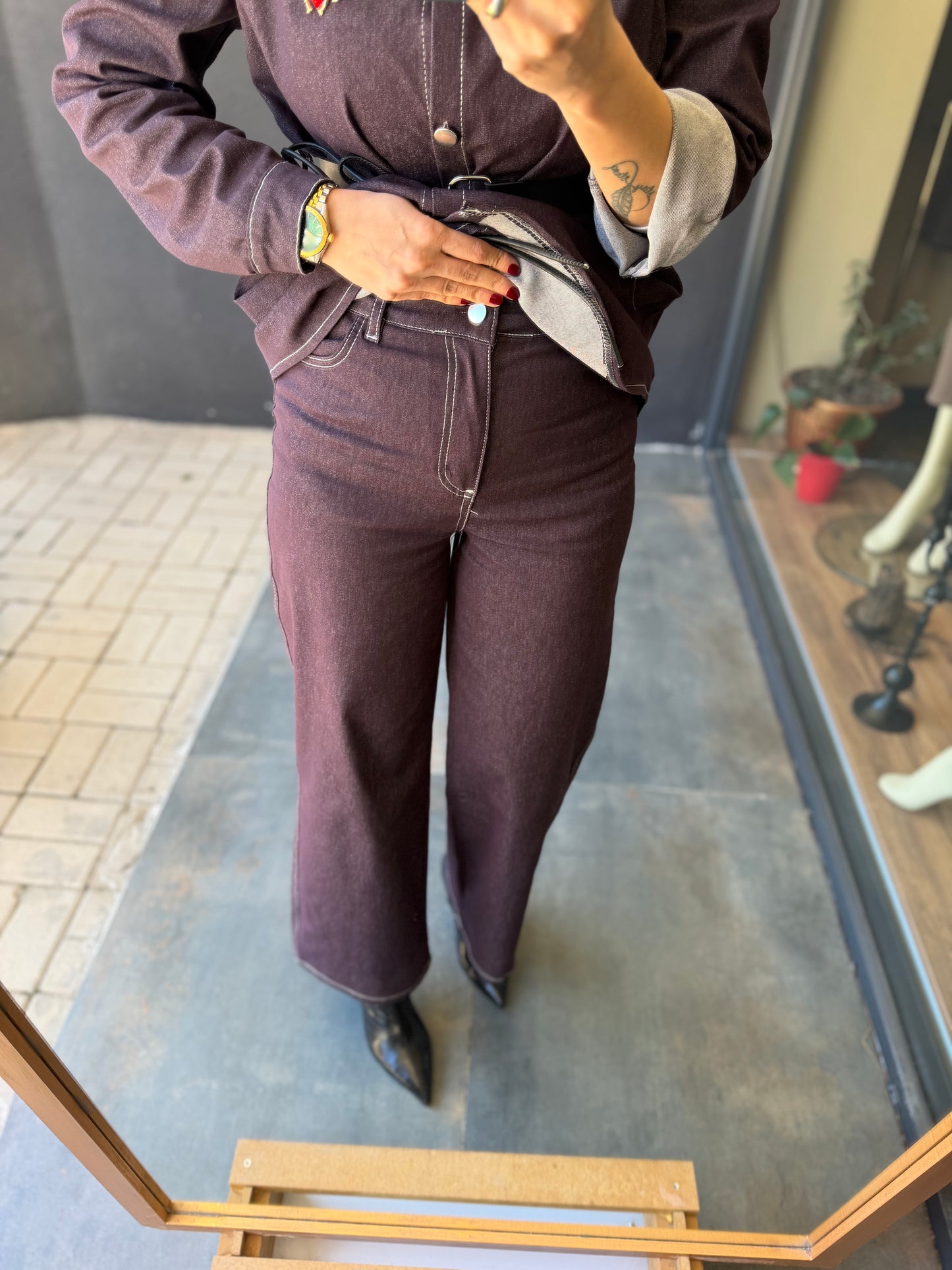 Entero Bordo Jean Takım