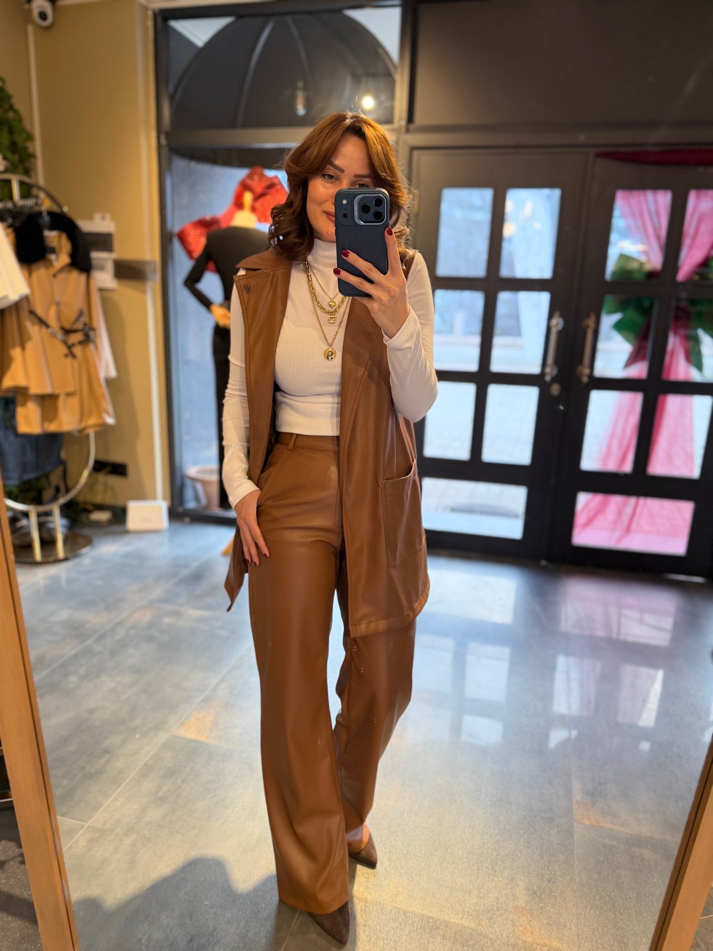 Majesty Kahve Deri Takım