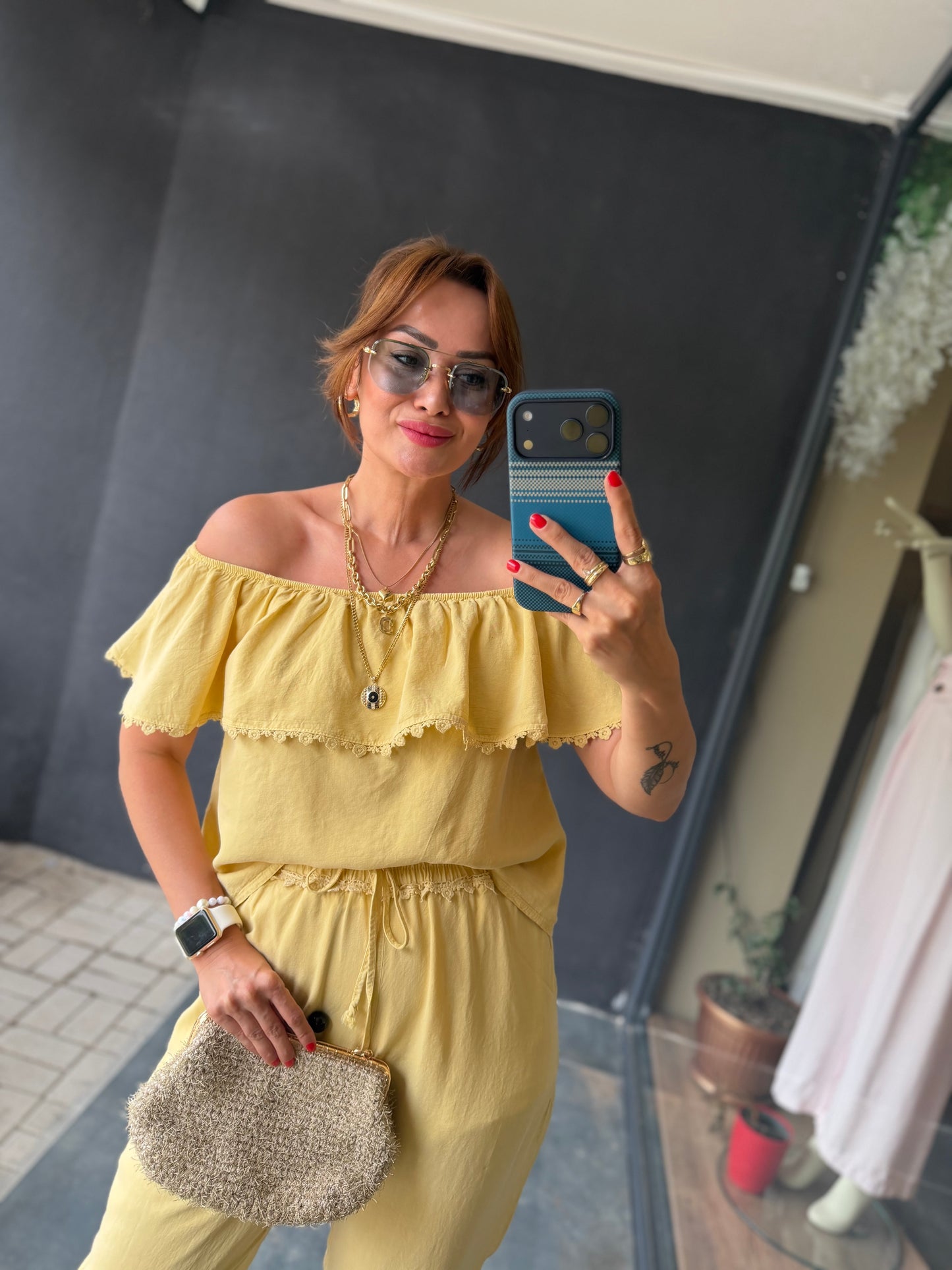 Limoncello Sarı Tensel Takım